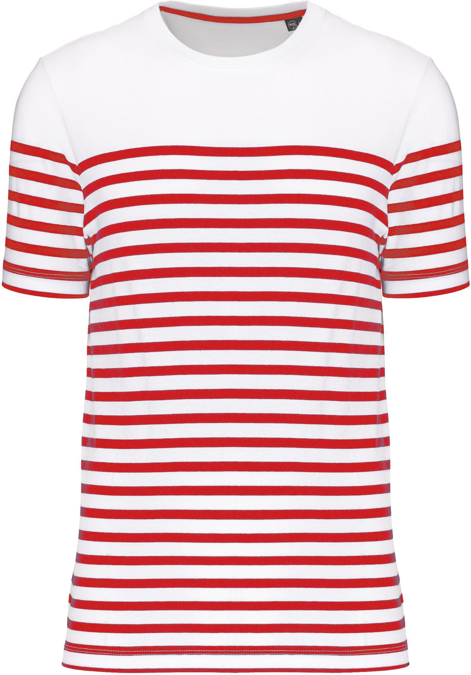 Kariban Rundhalsshirt T-Shirt im Marine-Stil mit günstig online kaufen