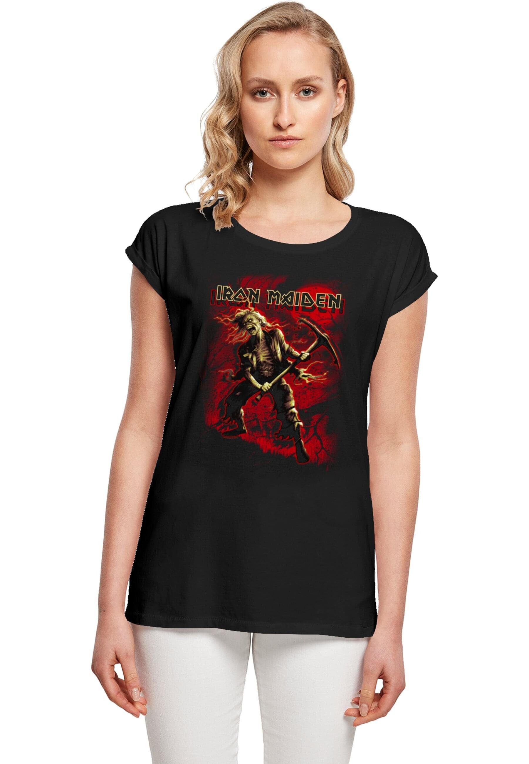 Merchcode T-Shirt Damen Ladies Iron Maiden - Breeg Extended Shoulder Tee (1-tlg)