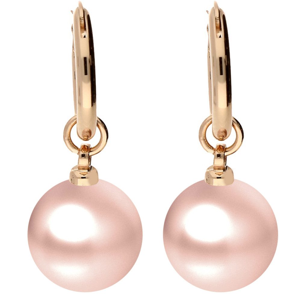 LÖB Paar Creolen 18K Roségold vergoldet günstig online kaufen