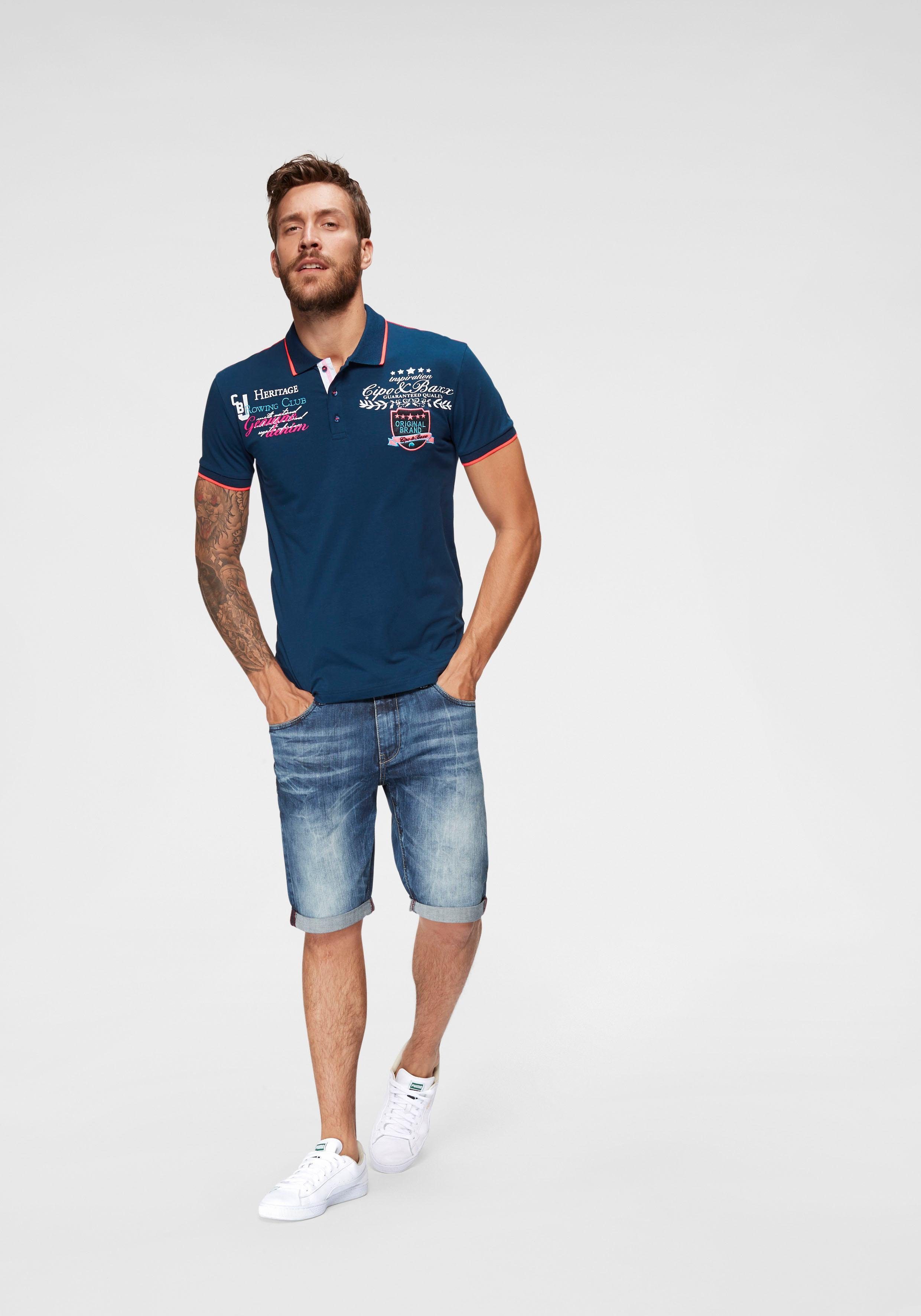 Cipo & Baxx Poloshirt Rowing Club bis Gr. 5XL – Bild 4 von 5