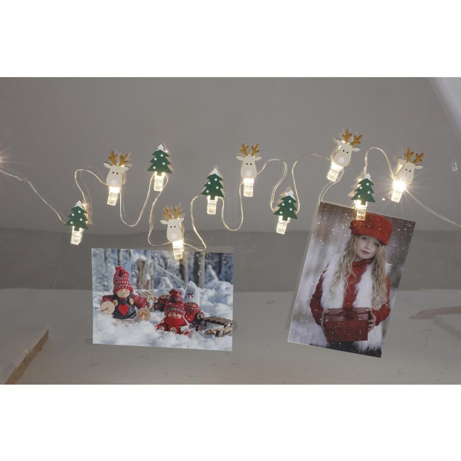 BURI Lichterkette »12 Stück Foto-Lichterketten mit je 20 LEDs Bilder 