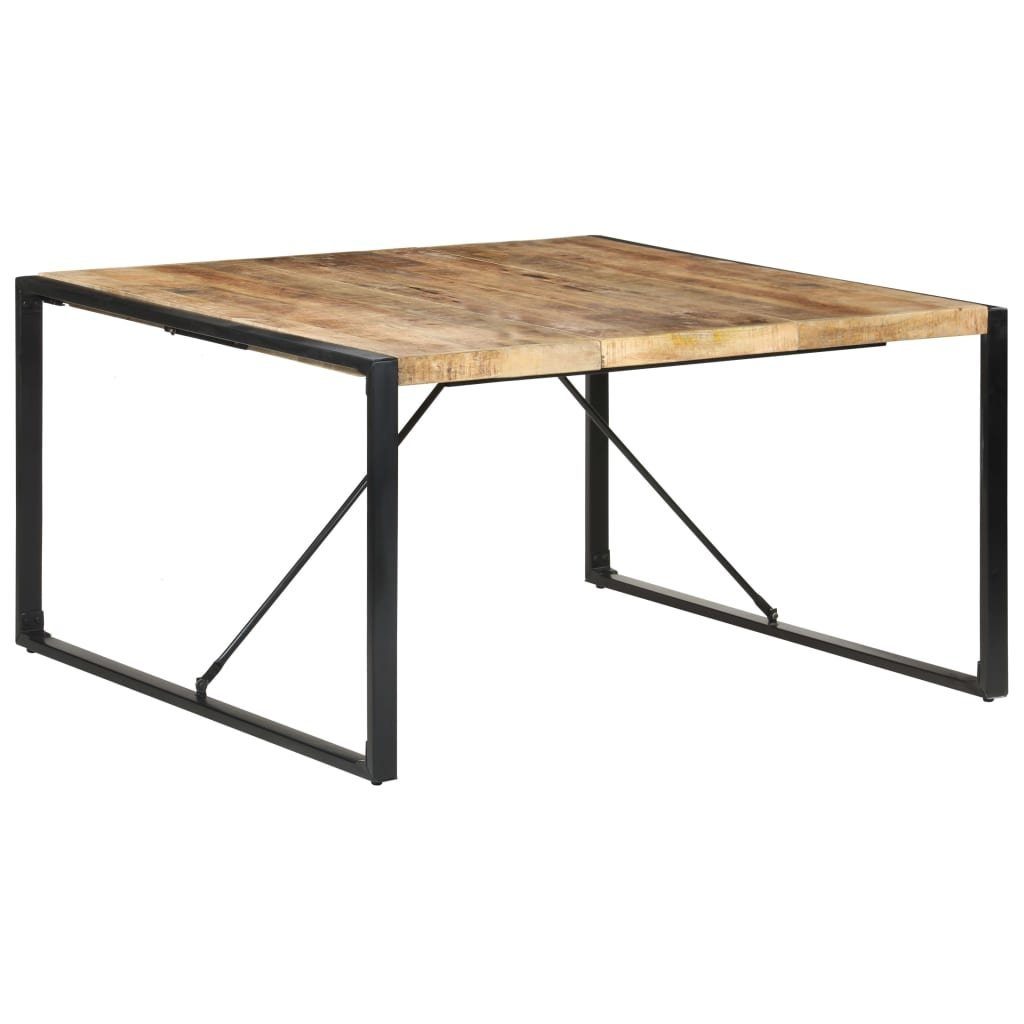 vidaXL Esstisch Esstisch 140x140x75 cm Raues holz (1-St)