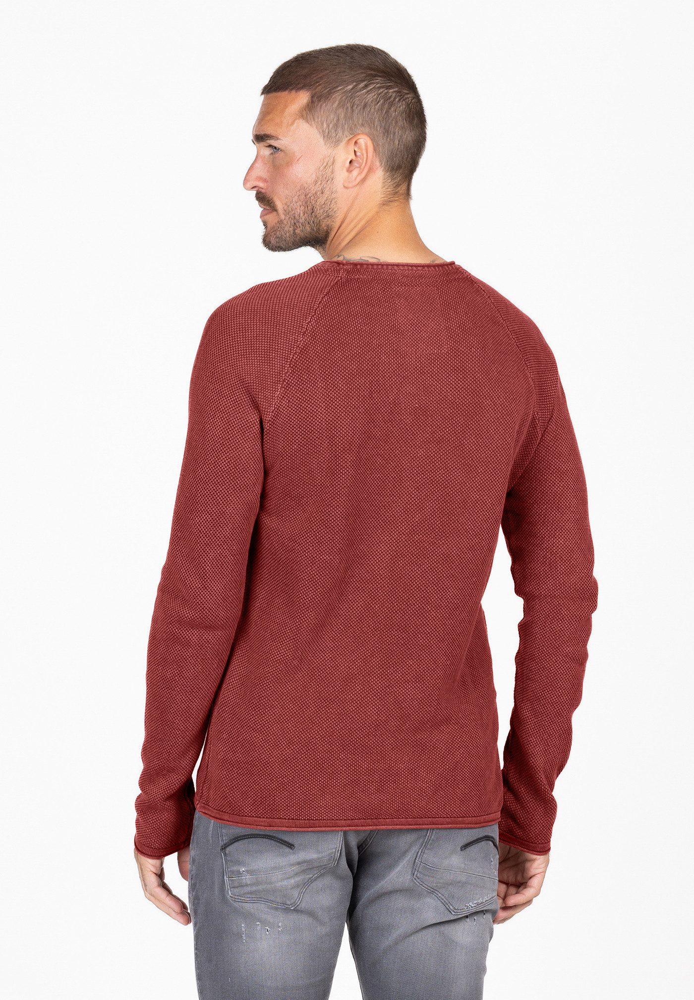 Key Largo Rundhalspullover MST THOMAS round neck (1-tlg)