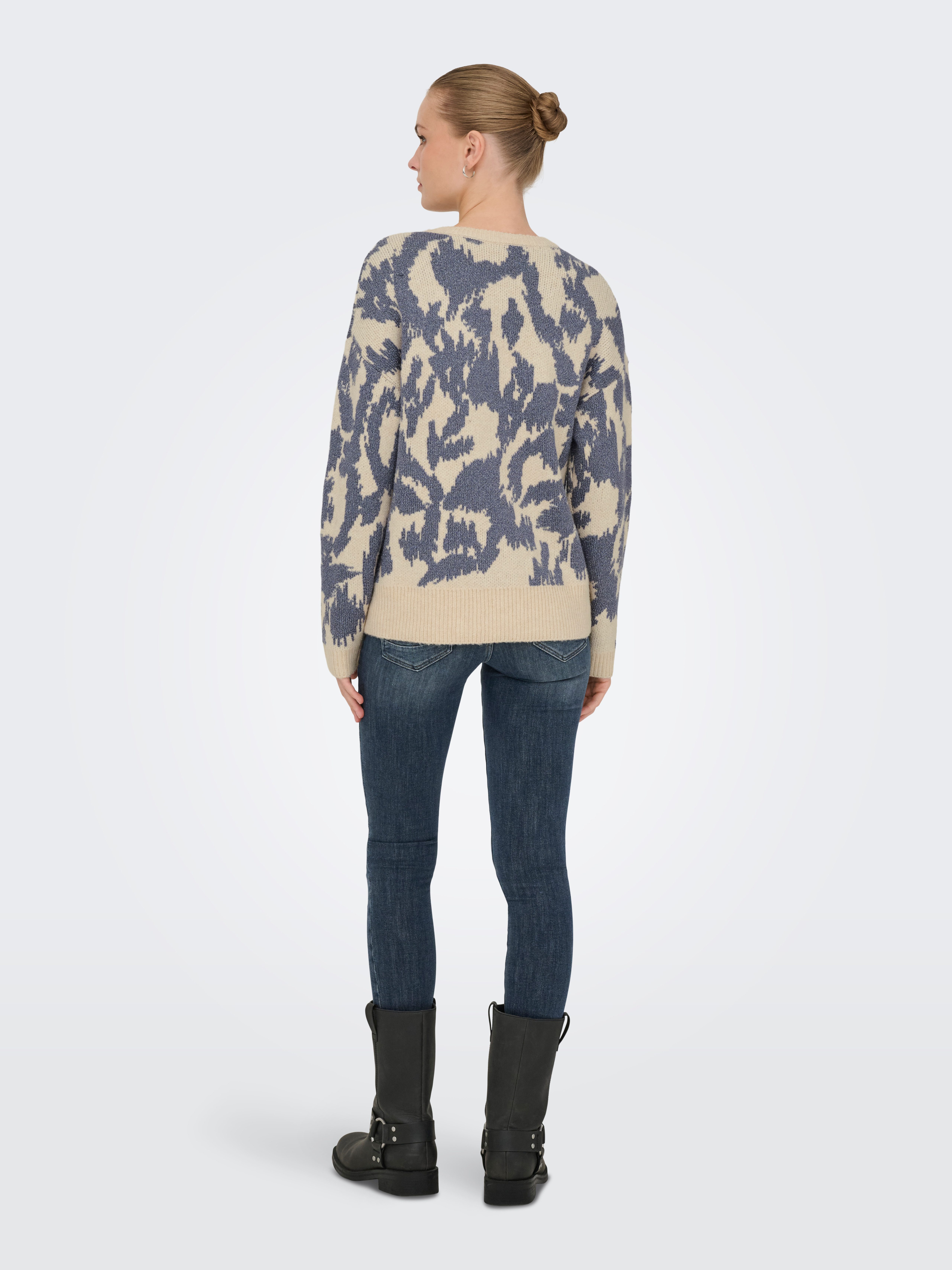 ONLY Strickpullover ONLGIGI LS GLITTER O-NECK KNT