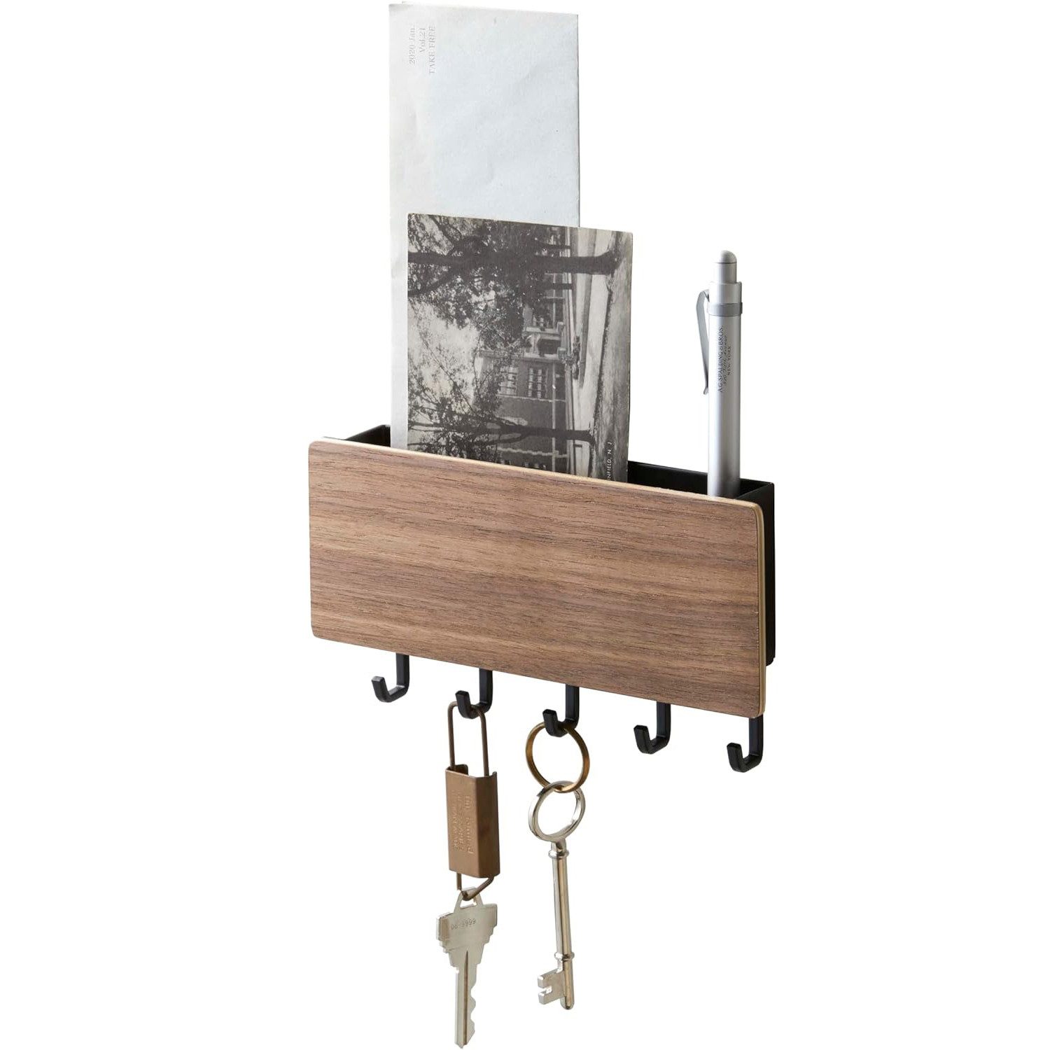 Coonoor Schlüsselbrett Schlüsselhalter mit 5 Haken, Kleine Schlüsselablage günstig online kaufen
