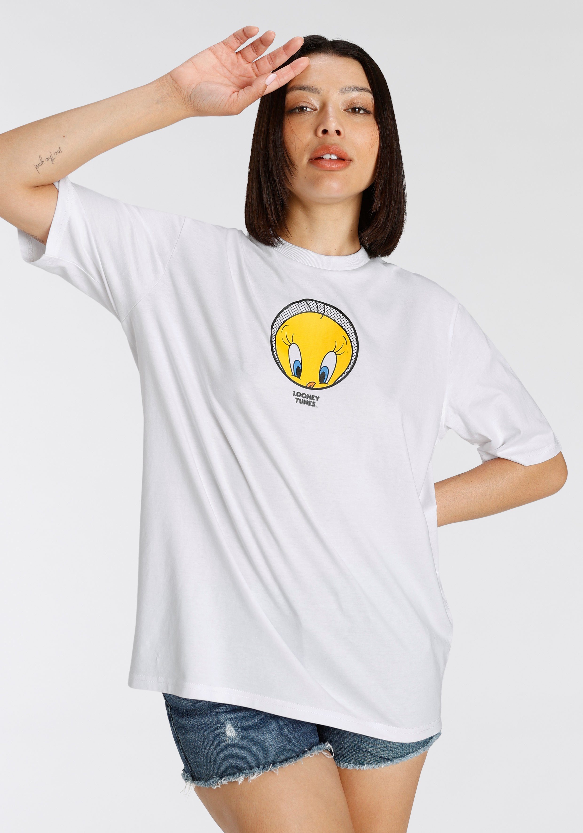 Förderungsberechtigung Capelli New York T-Shirt Tweety white T-Shirt