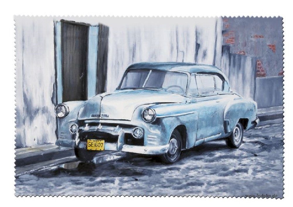 Fridolin Brillenputztuch Microfasertuch- Cuba Classics - Chevrolet Motiv Reinigungstücher (Stoff)