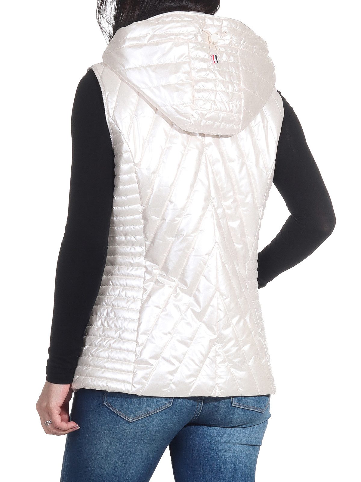 Aurela Damenmode Steppweste Damen Steppweste modische Outdoorweste in Metal günstig online kaufen