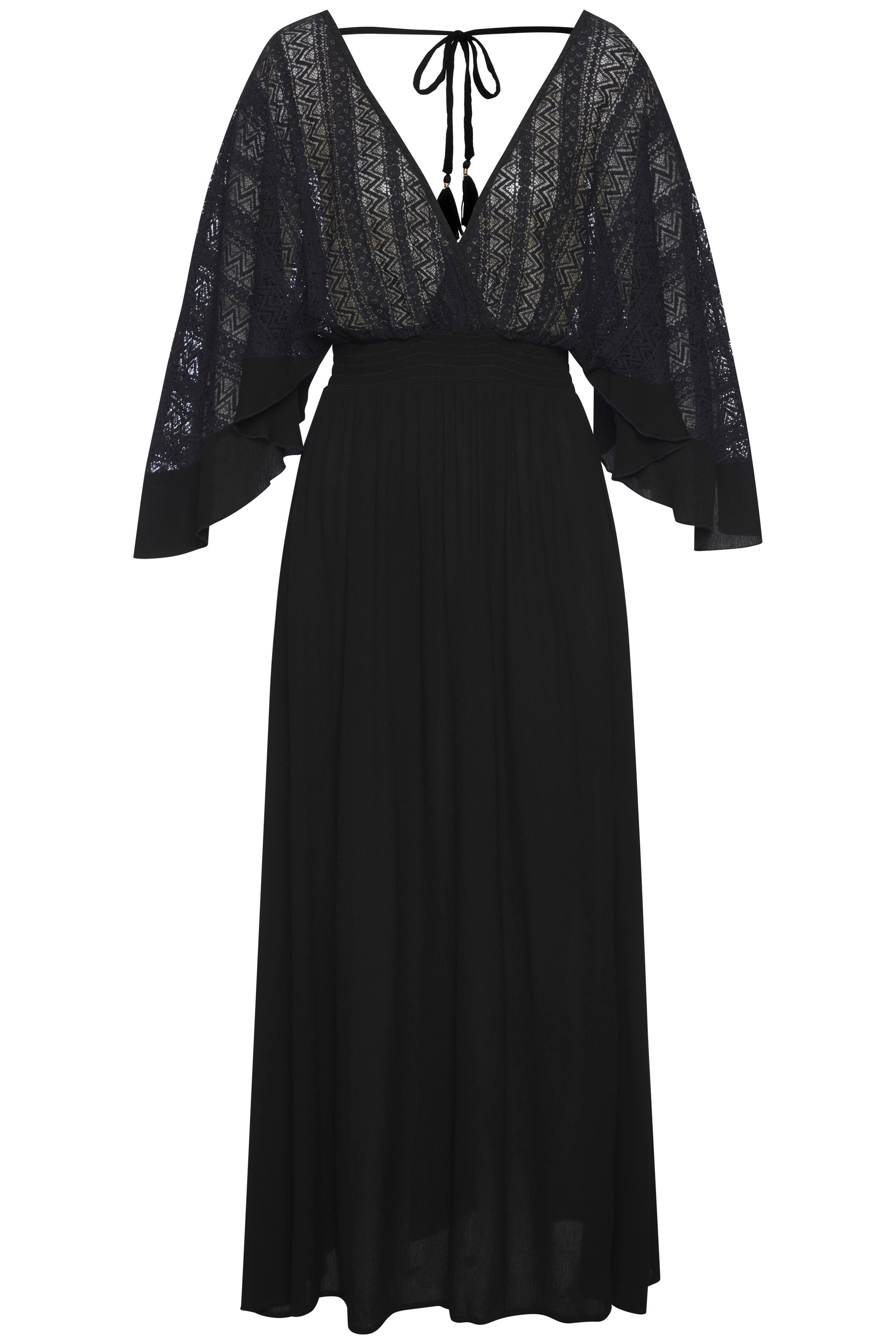 LASCANA Maxikleid mit Smokbund günstig online kaufen