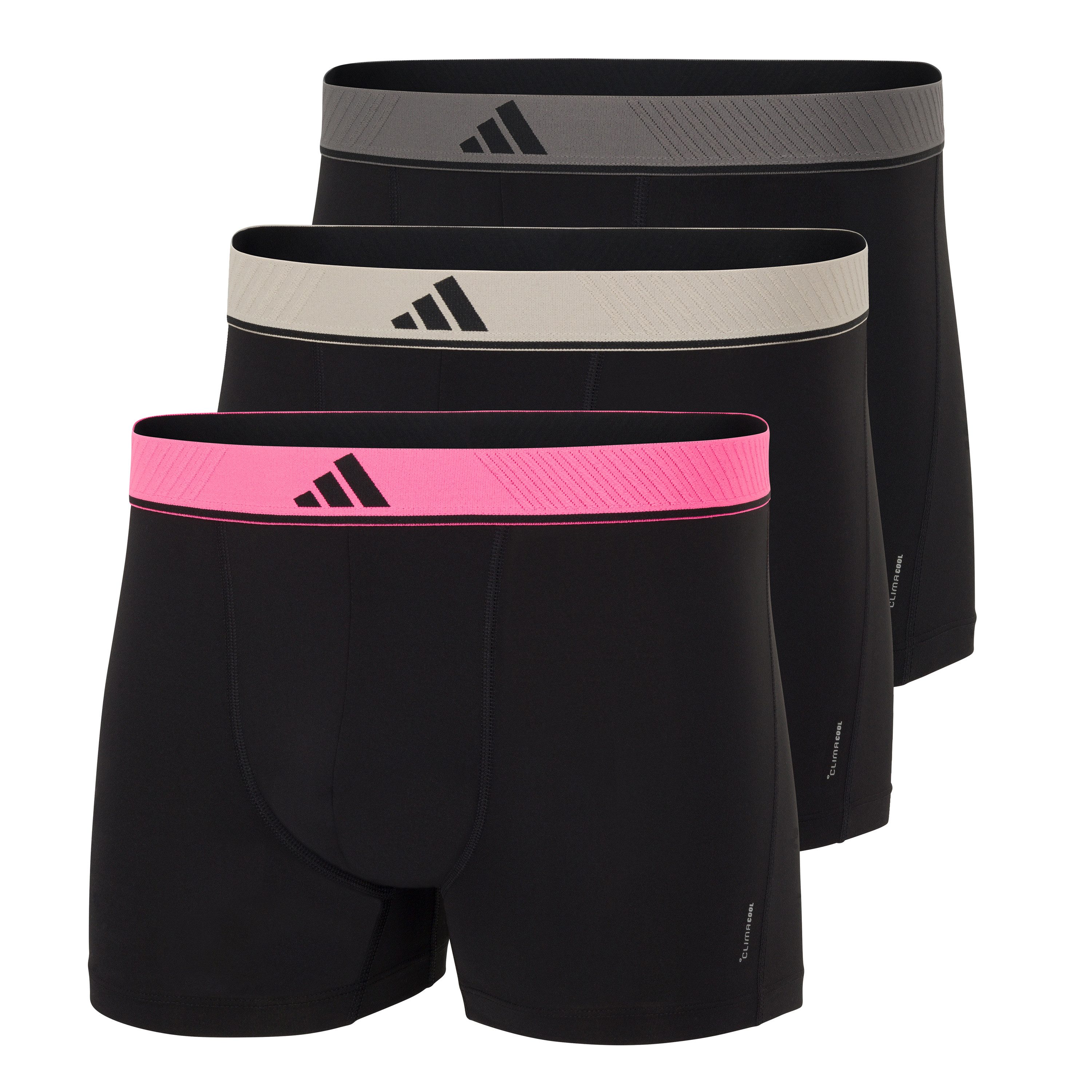 adidas Sportswear Trunk Active Micro Flex (3er Pack) elastischer Bund, weich, Mikrofaser, ohne Eingriff