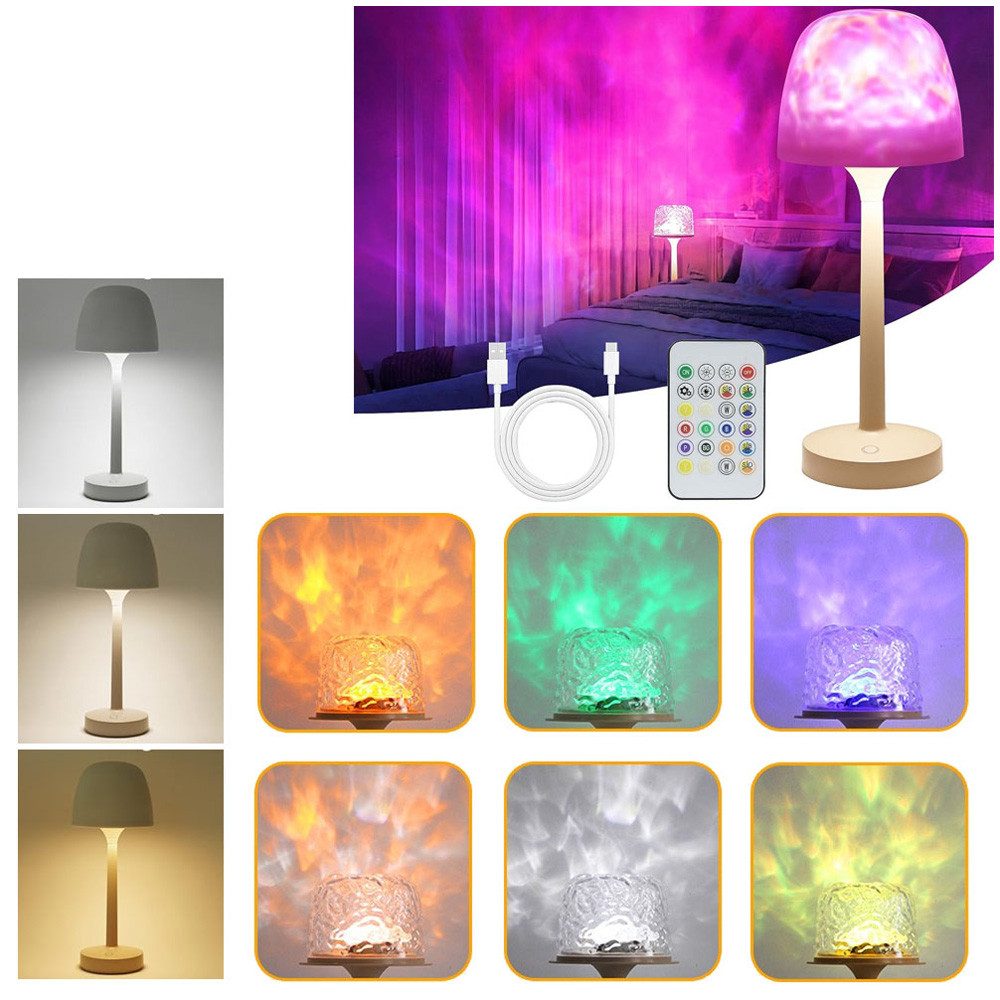 QUBEBU LED Tischleuchte Kabellose LED Tischlampe, günstig online kaufen