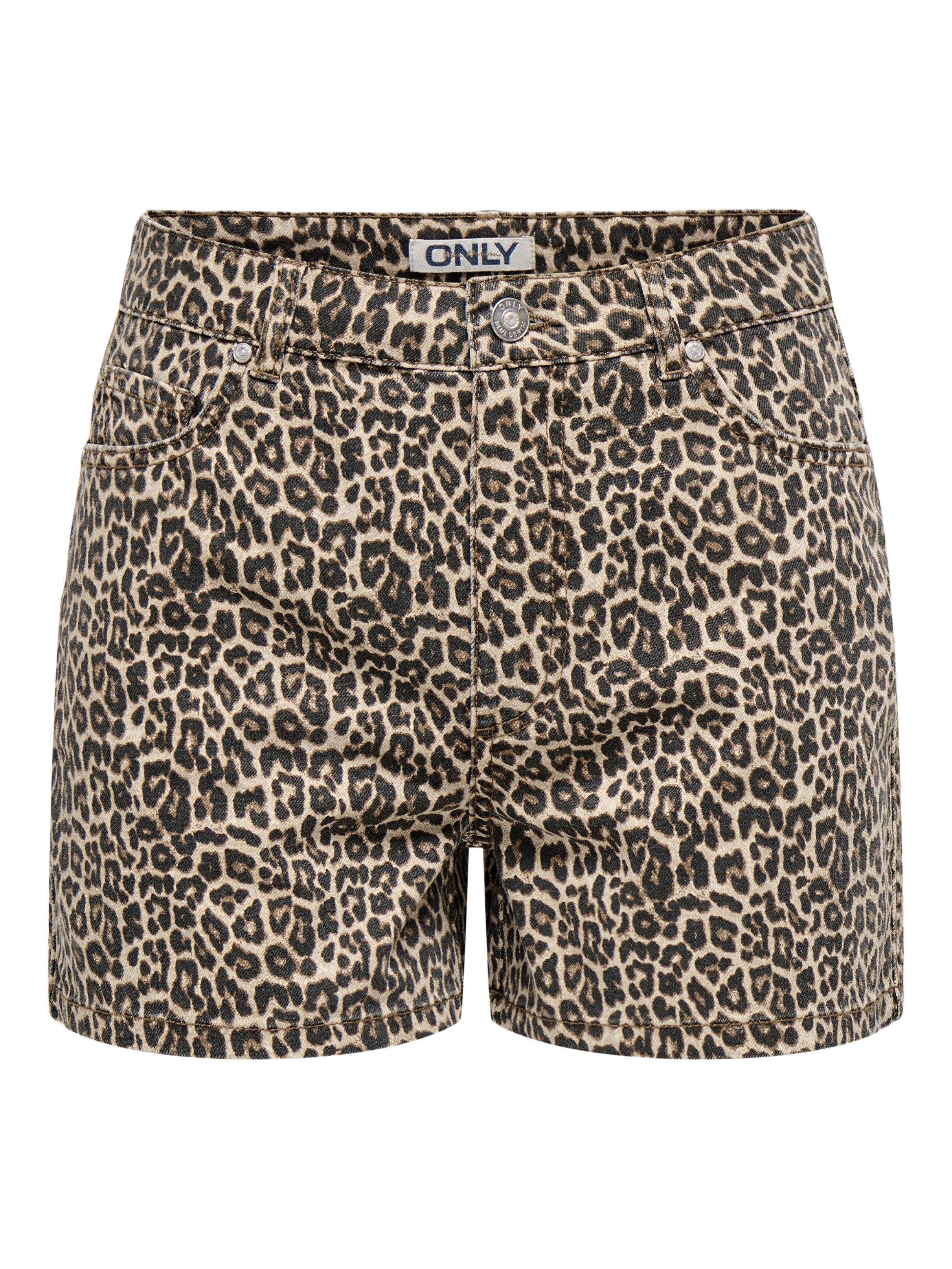 ONLY Shorts ONLJAGGER-SILLA HW MOM SHORTS PNT Baumwolle, High Waist