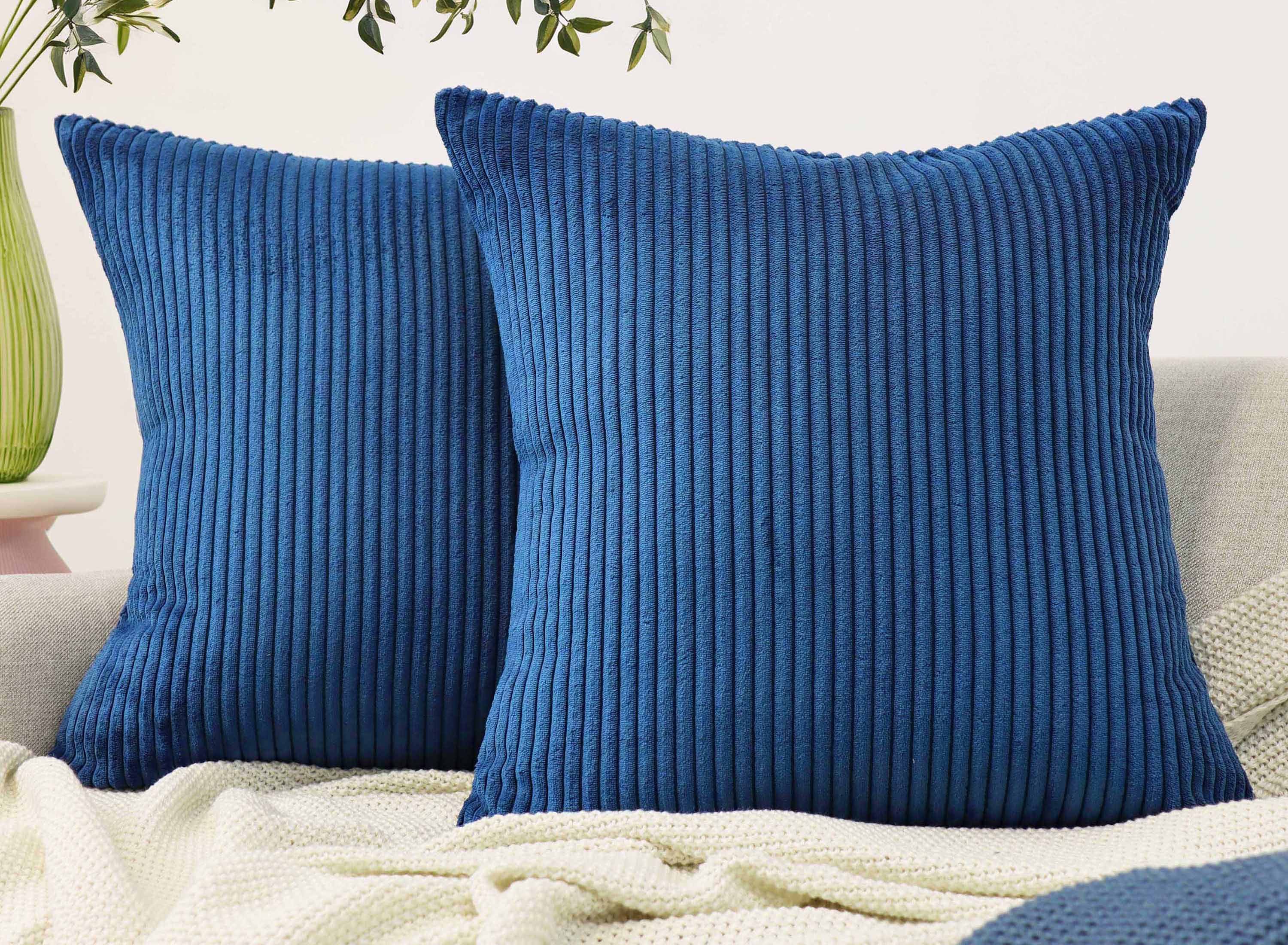 Amilian Kissenbezüge - 2er Set Kissenbezug - Kissenhüllen - Zierkissenbezüge, (2 Stück), 45x45 cm, Kissenhülle für Sofakissen; Dekokissen; Kissen; Zierkissen.