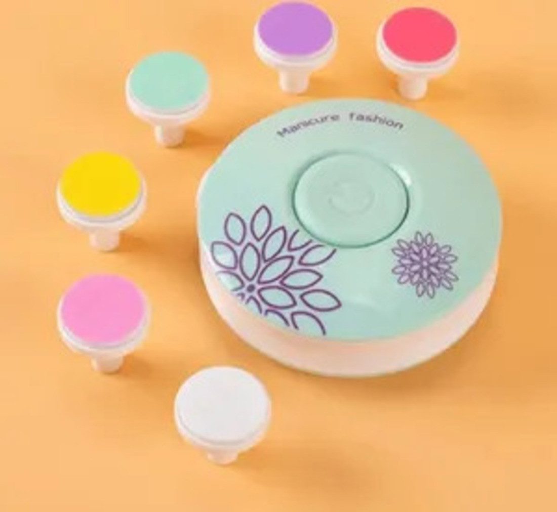 Montegoni Nagelknipser-Set Baby-Nagelschleifer, Elektrische Nagelfeile mit 6 Schleif kopf Ersatz, Pediküreset Elektrisch für Säuglinge,Kleinkinde und Erwachsene