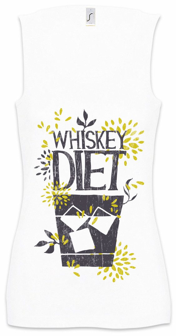 Urban Backwoods Tanktop Whisky Diet Ärmelloses Damen T-Shirt Whiskey Single Malt Bourbon Jack Irish Alkohol Betrunken