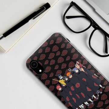 DeinDesign Handyhülle Akatsuki Naruto Shippuden Offizielles Lizenzprodukt Akatsuki Group, Apple iPhone Xr Silikon Hülle Bumper Case Handy Schutzhülle
