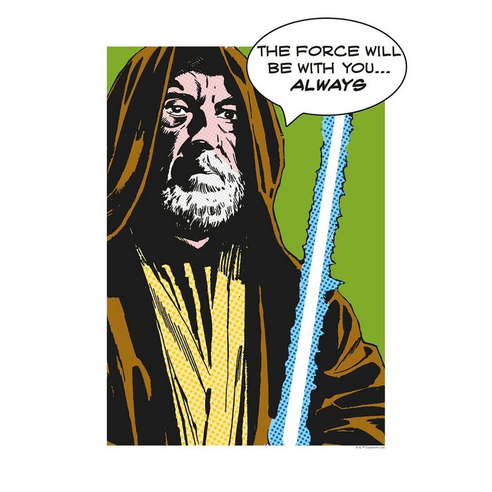 Komar Poster Star Wars Classic Comic Quote Obi Wan Star Wars