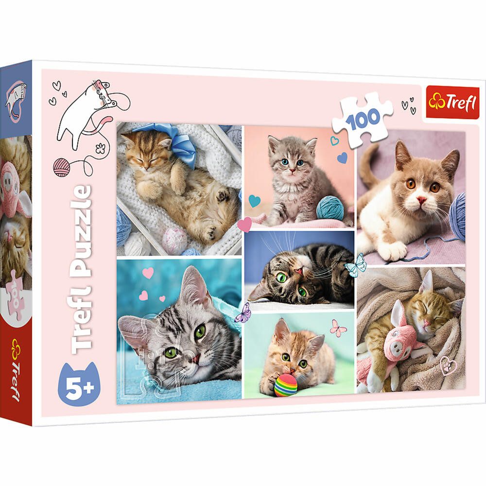 Trefl Puzzle Katzenwelt, 100 Puzzleteile
