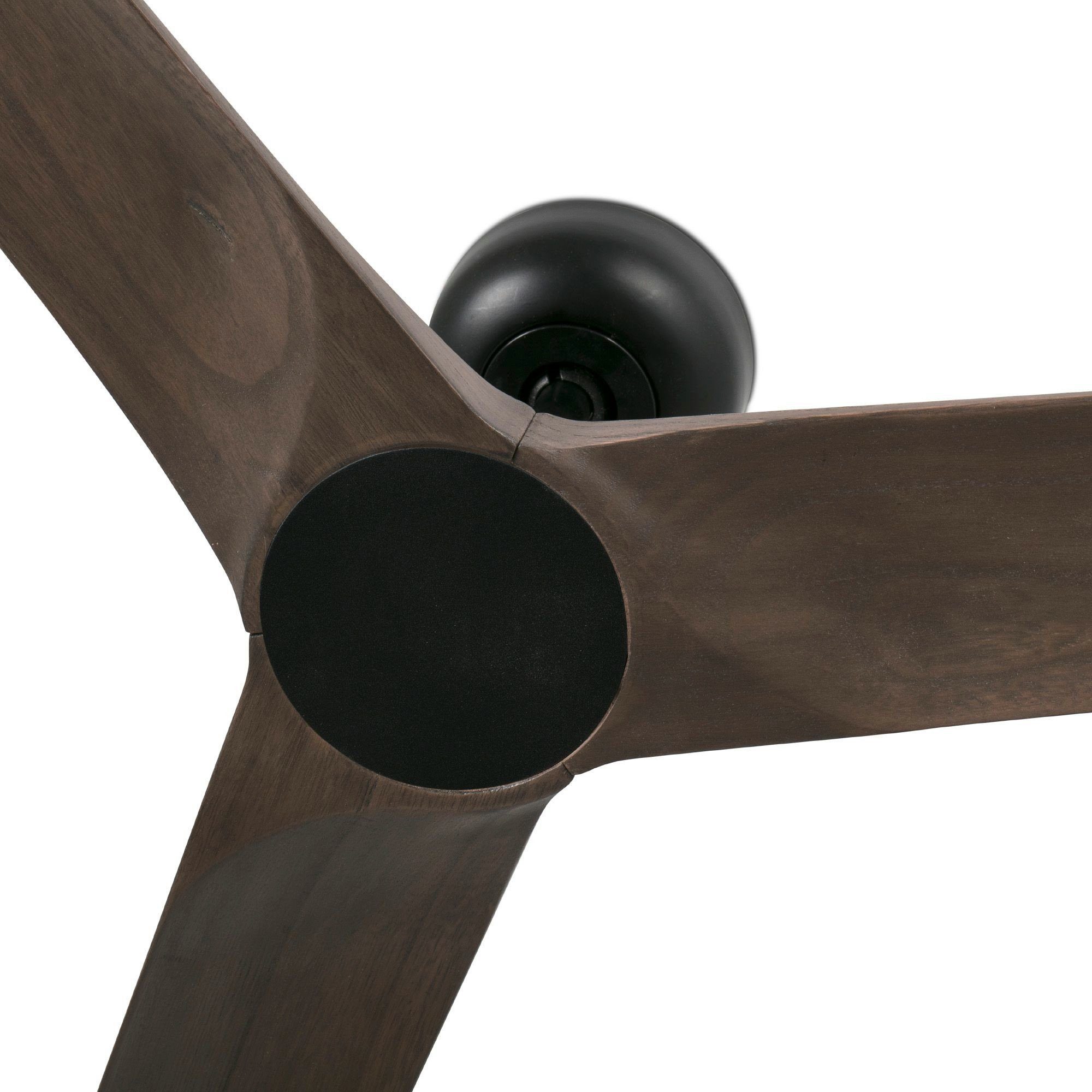 FARO Barcelona Deckenventilator DC Deckenventilator Heywood S Schwarz, Timer