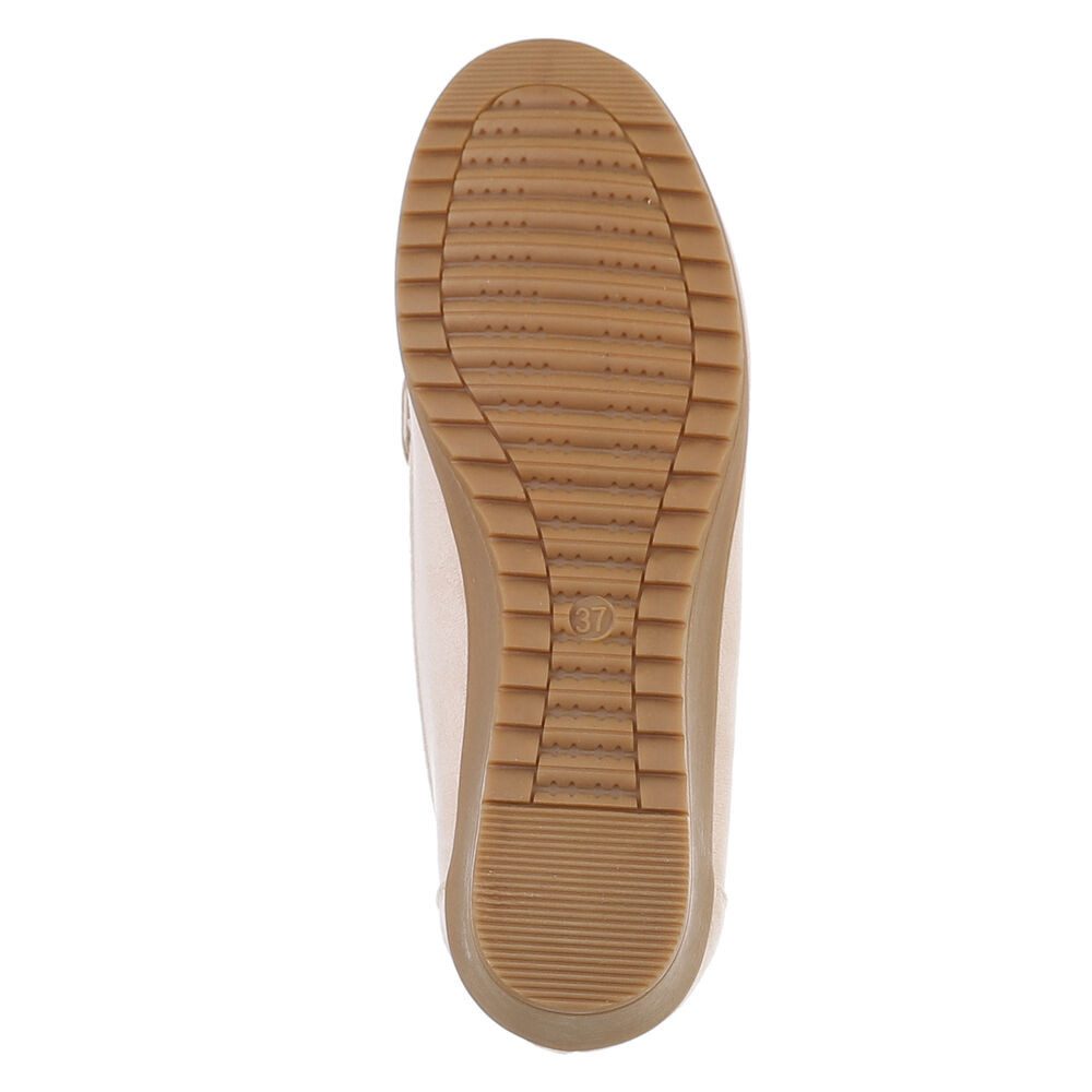Ital-Design Komfortable Loafers für jeden Anlass – Stil & Qualität Slipper (89319169) Keilabsatz/Wedge Mokassins in Pink