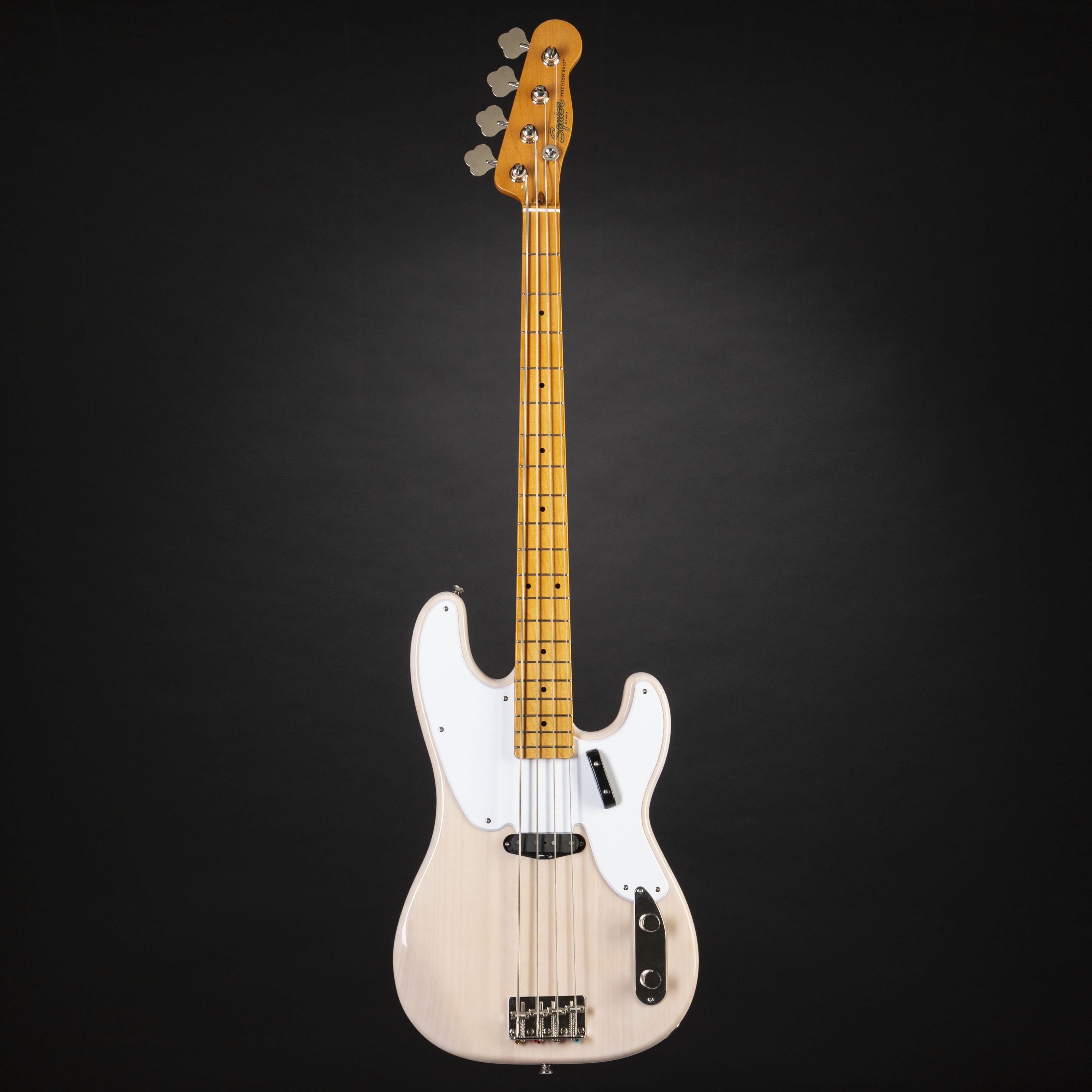 MN - White Classic '50s Spielzeug-Musikinstrument, Bass Squier Vibe Precision Blonde E-Bass