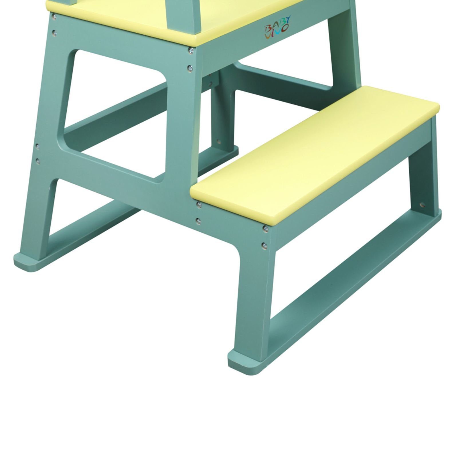 - Grün Mint Tafel Holz Baby Vivo Mit in Lernturm Stehhilfe aus