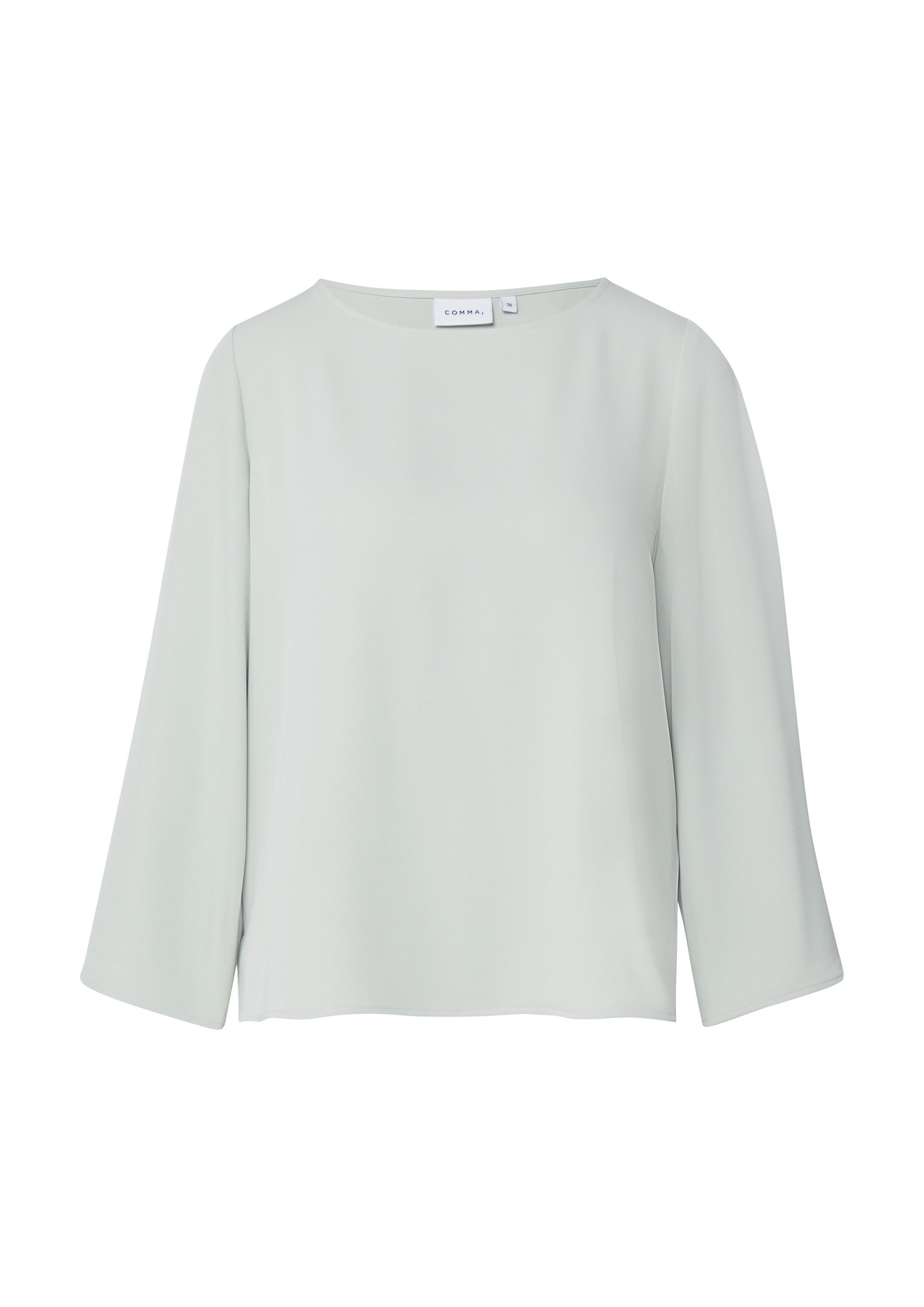 comma Kurzarmbluse Bluse Fließende Bluse mit weiten Ärmeln günstig online kaufen