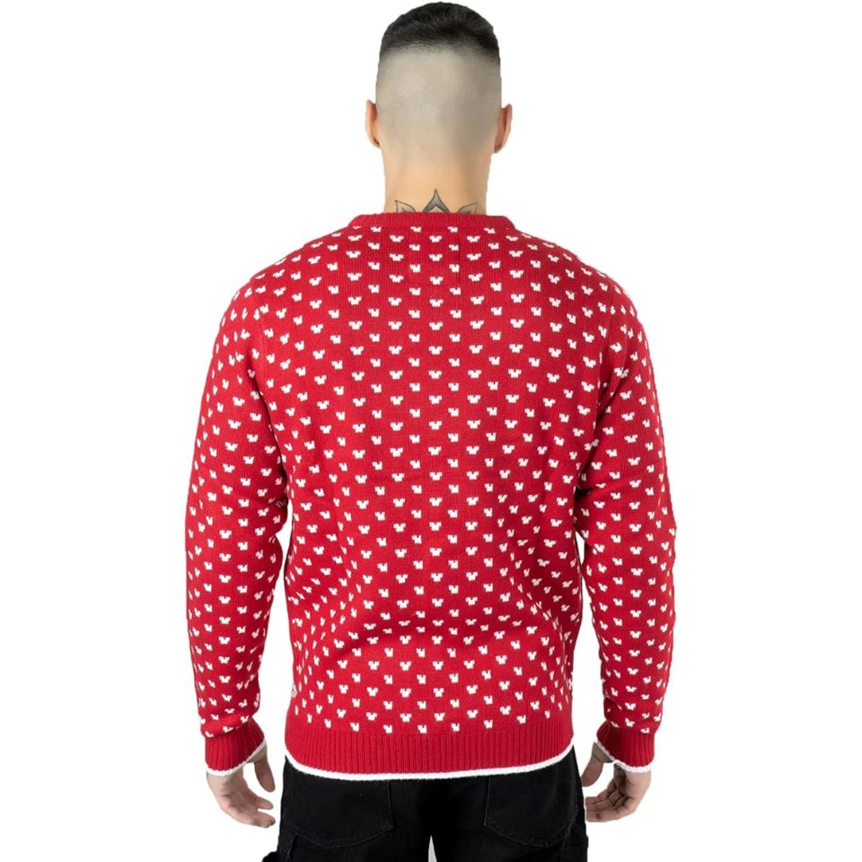 Montegoni Sweater Weihnachtspullover für Herren mit lustigem Santa Claus Mo günstig online kaufen