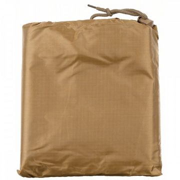 MFH Regenponcho US Poncho, Rip Stop, Mod., coyote tan, Gr. 144 x 223 cm mit Kapuze