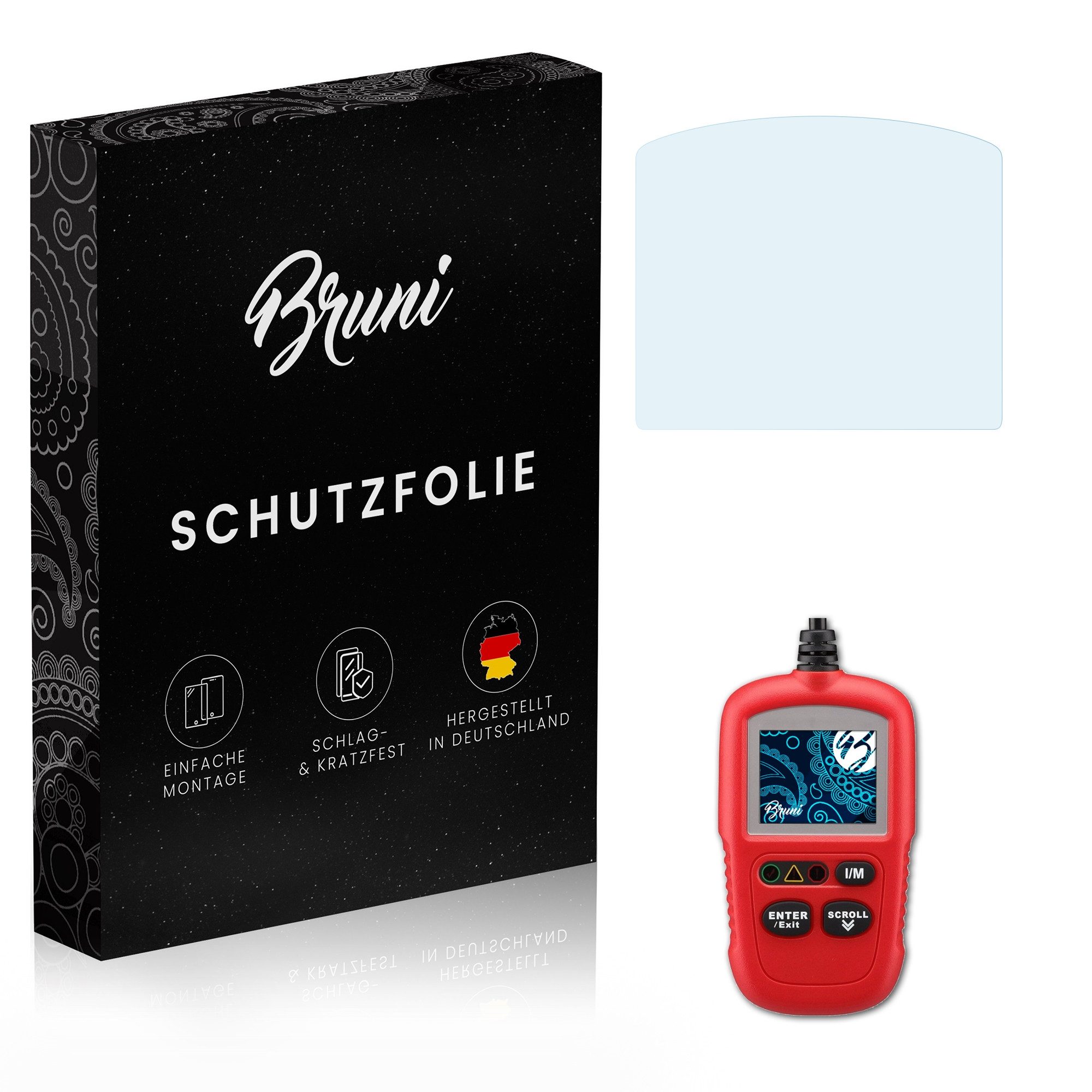 Schutzfolie Glasklare Displayschutzfolie für AutoLink AL319