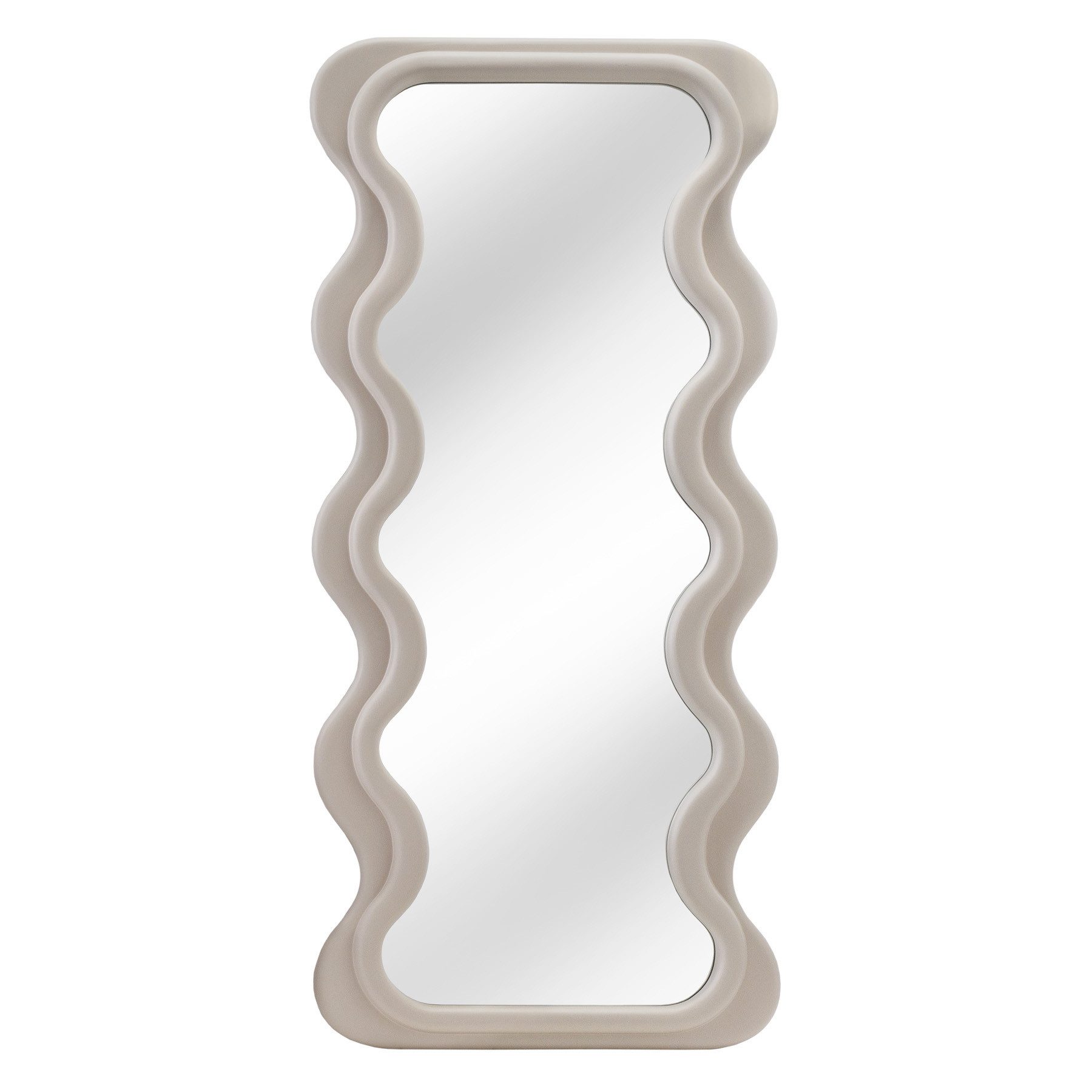 riess-ambiente Wandspiegel CURVY 160cm greige (Einzelartikel, günstig online kaufen