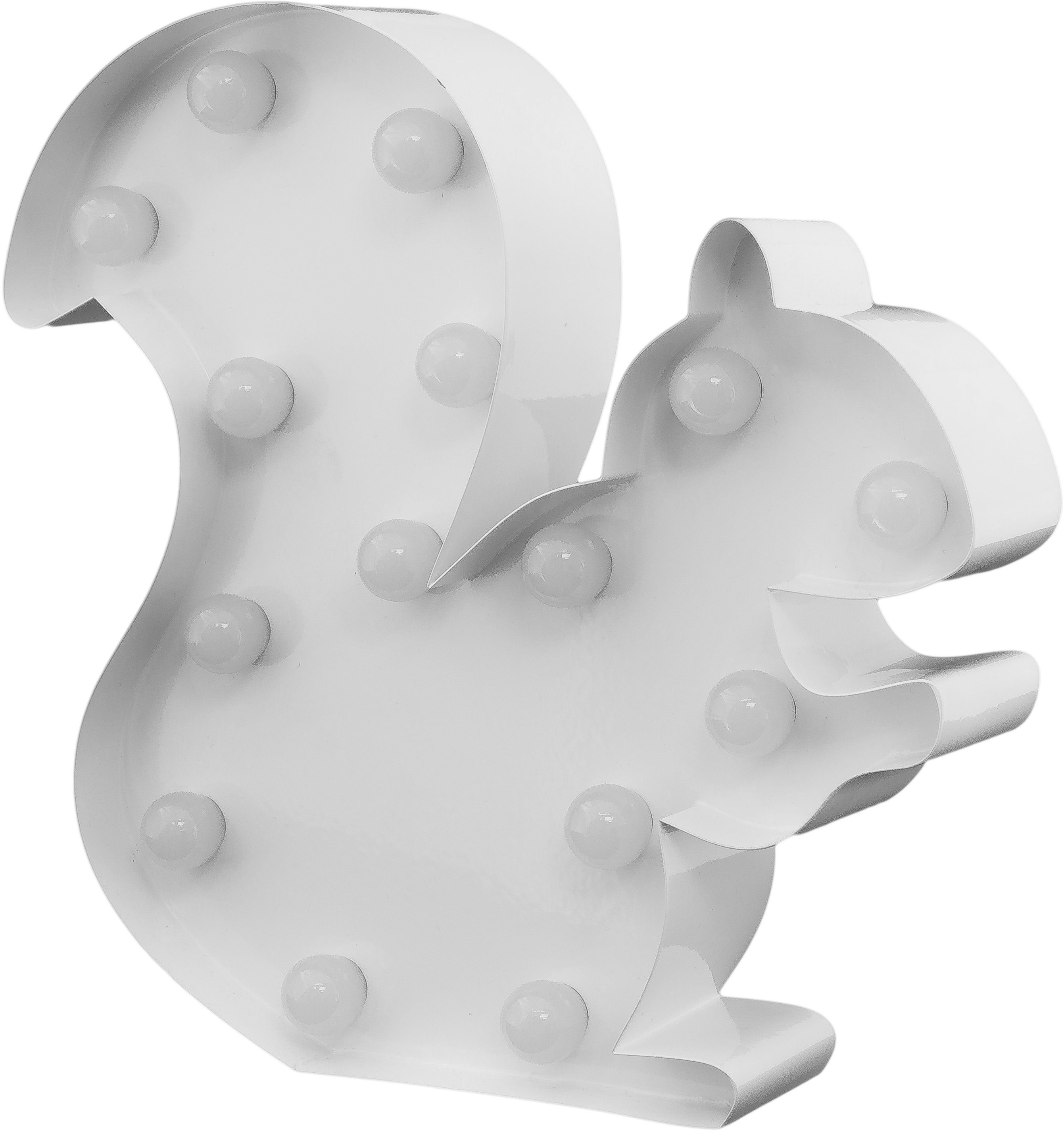 MARQUEE LIGHTS LED Dekolicht Squirrel, LED fest integriert, Warmweiß, Wandl günstig online kaufen