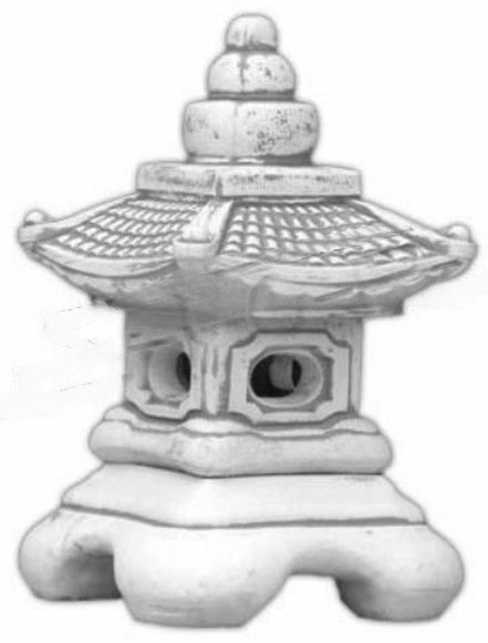 Skulptur Japanischer Dekoration Garten Deko Statue Figur Skulptur