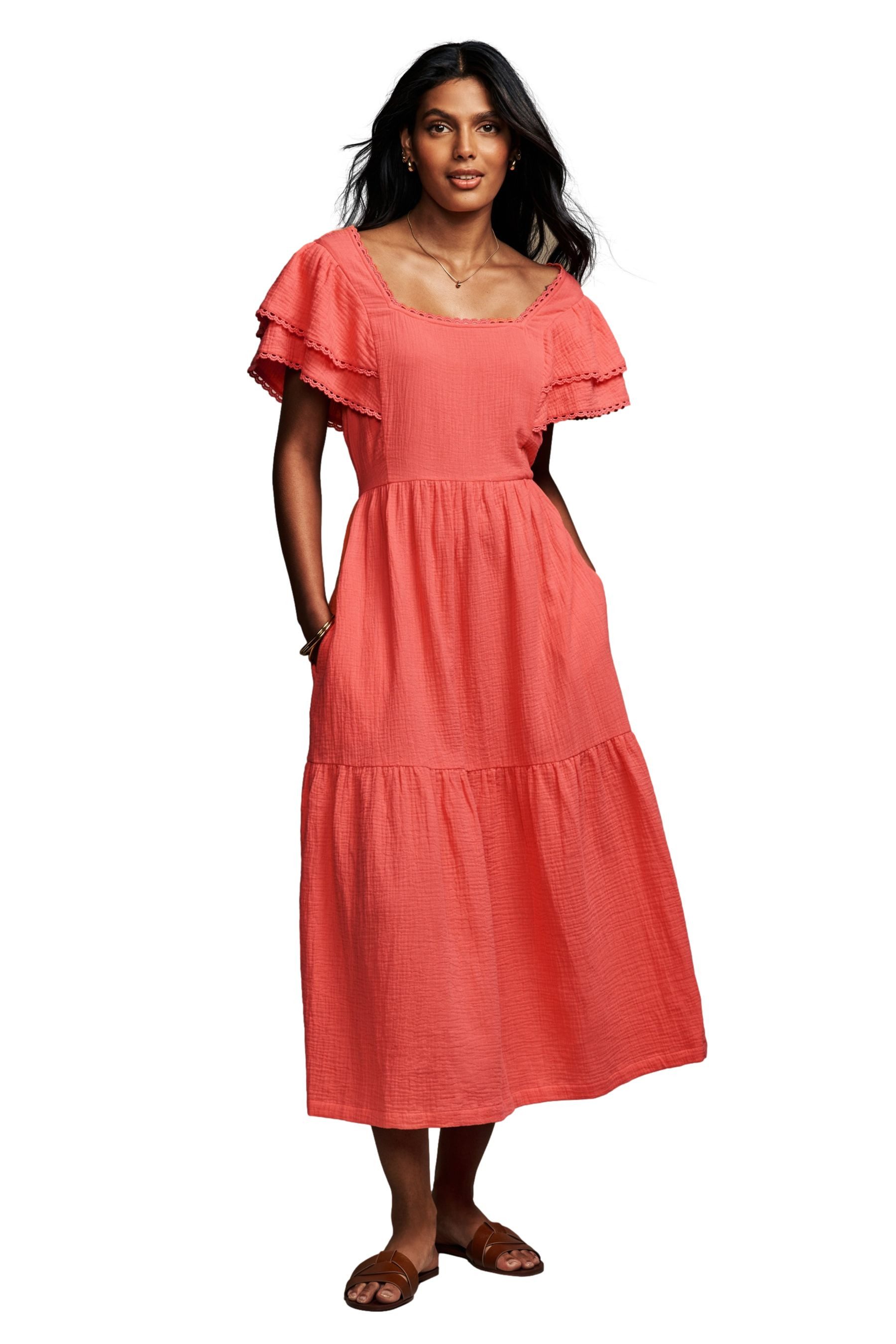 LAURA ASHLEY Spitzenkleid Laura Ashley Kleid günstig online kaufen