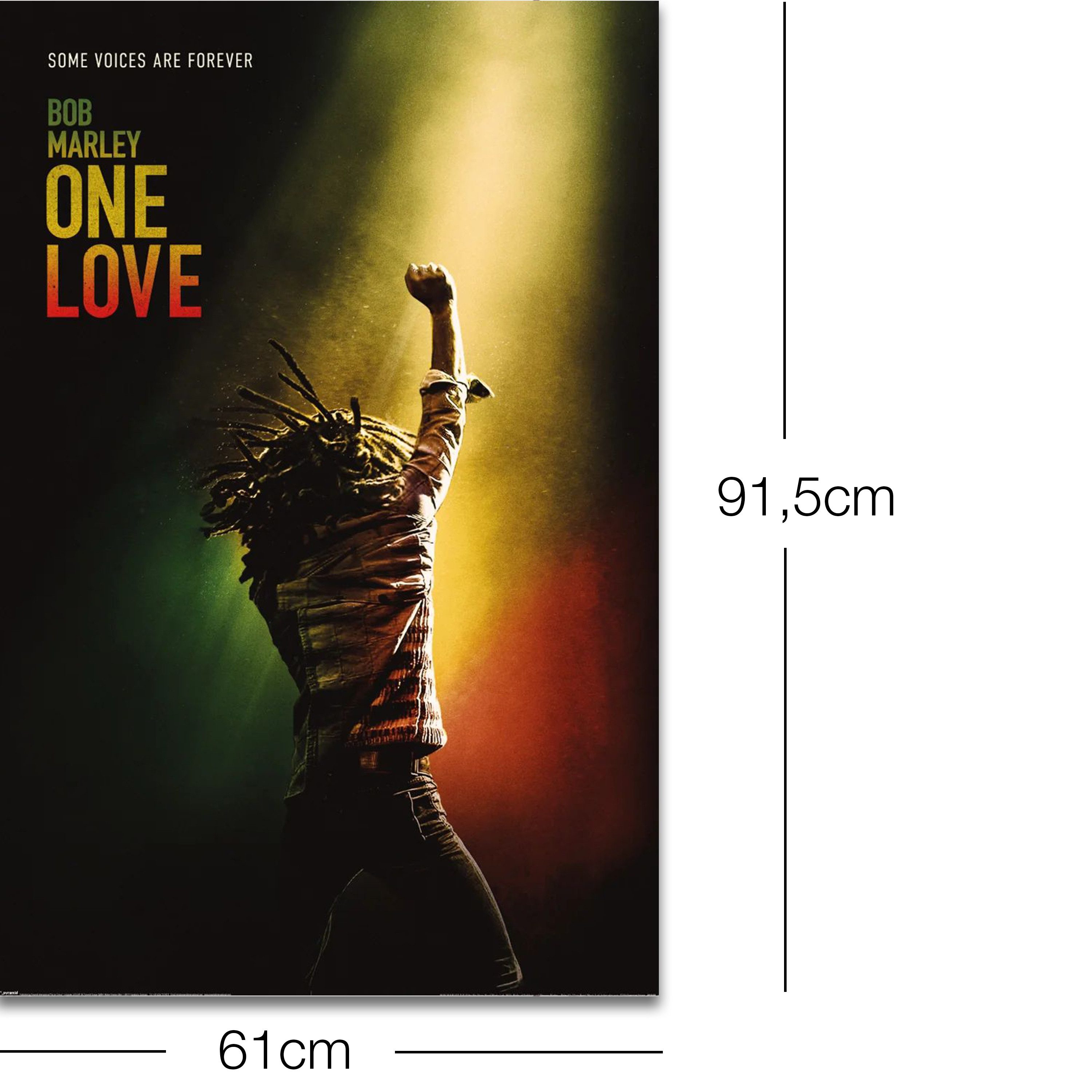 PYRAMID Poster Bob Marley Poster One Love 61 x 91,5 cm günstig online kaufen