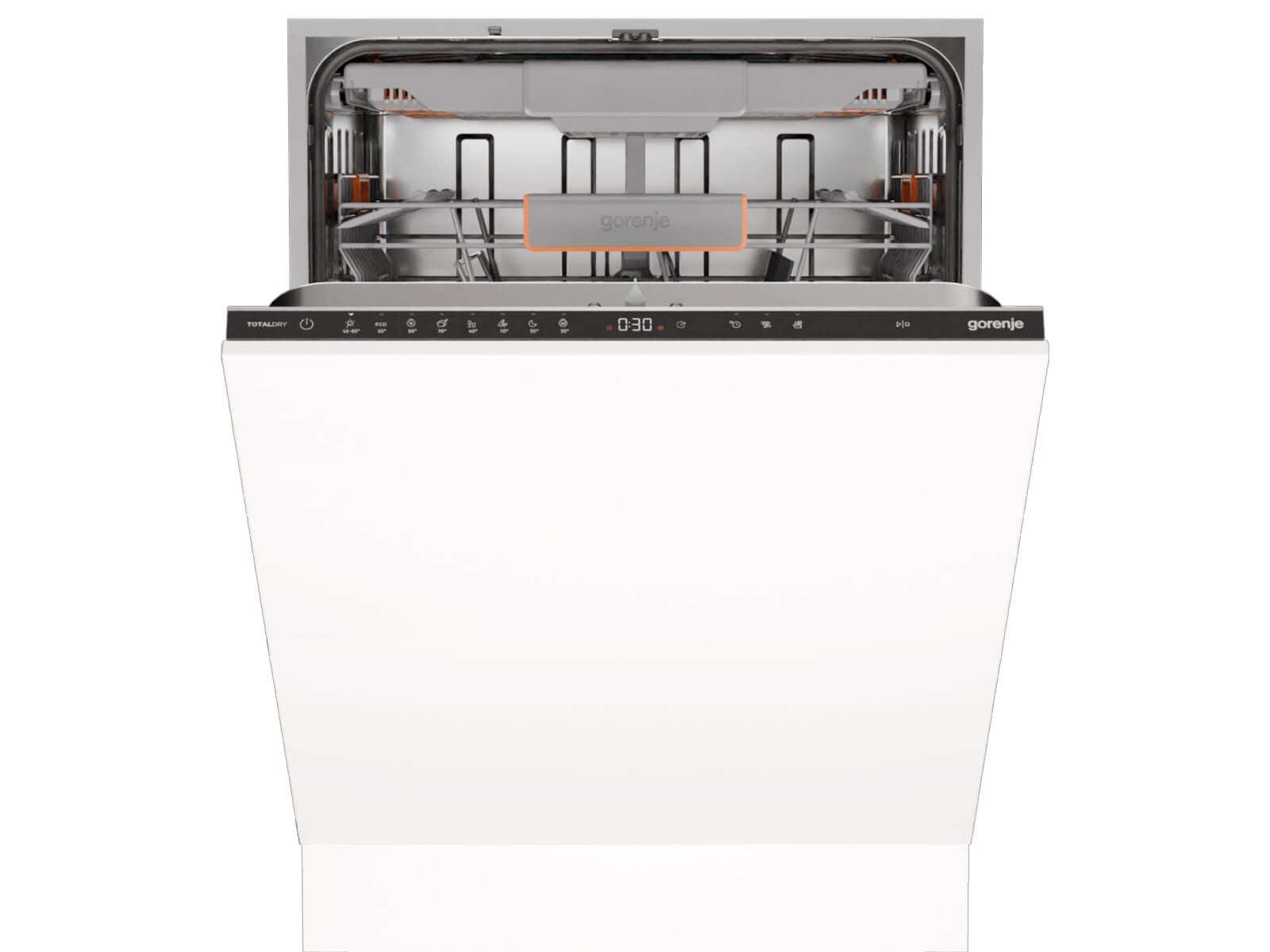 GORENJE vollintegrierbarer Geschirrspüler GV663A66, 9.5 l, 16 Maßgedecke, Energiesparfunktion ECO