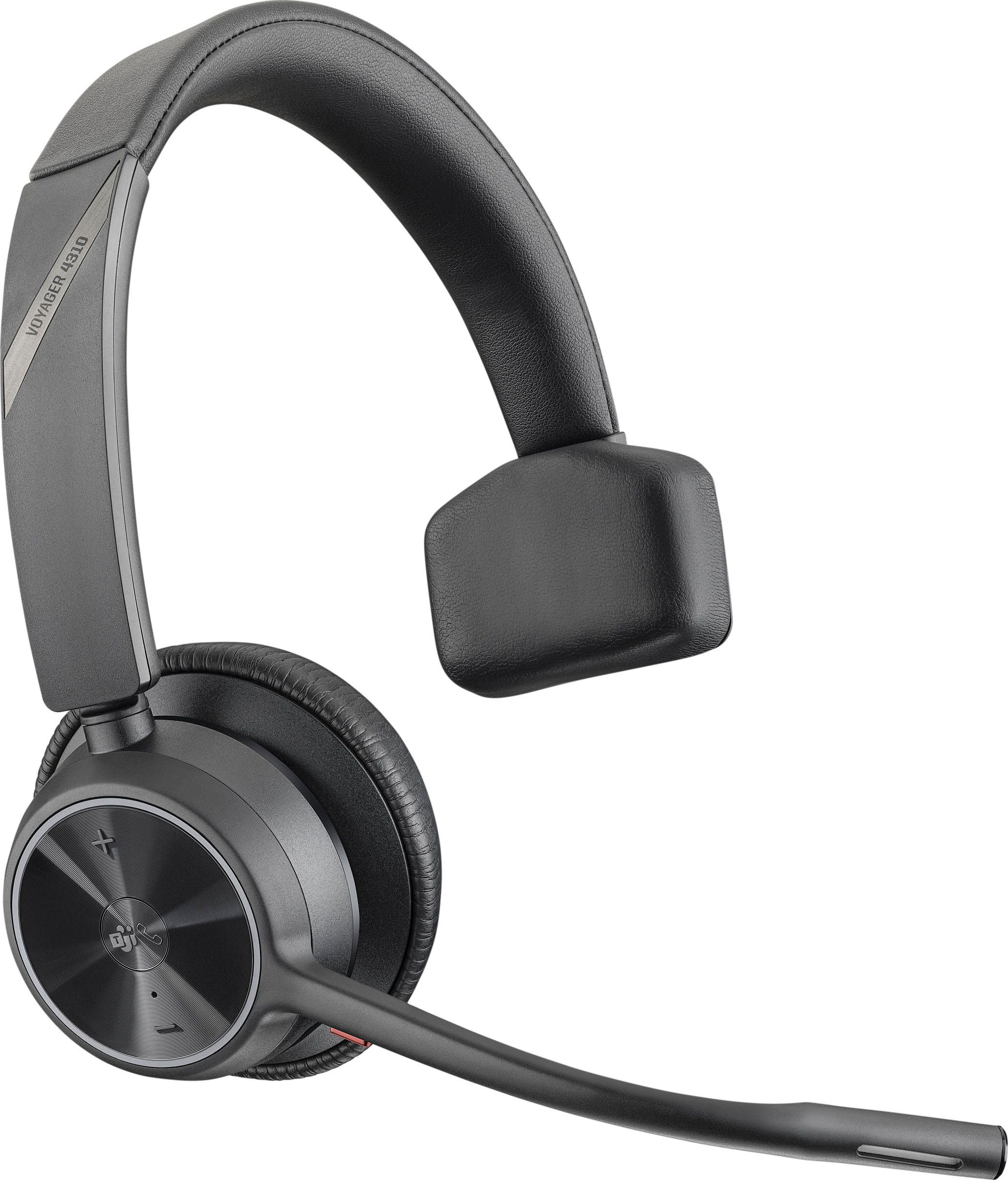 Poly Voyager 4310 UC Wireless-Headset (Noise-Cancelling, integrierte  Steuerung für Anrufe und Musik, A2DP Bluetooth (Advanced Audio Distribution  Profile), AVRCP Bluetooth (Audio Video Remote Control Profile), HFP, HSP),  Produktart: Headset - Bluetooth -
