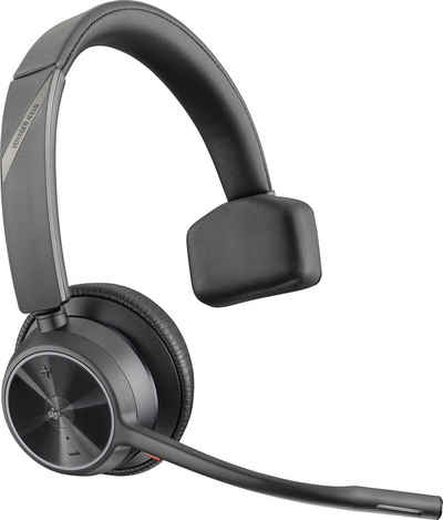 Poly Voyager 4310 UC Wireless-Headset (Noise-Cancelling, integrierte Steuerung für Anrufe und Musik, A2DP Bluetooth (Advanced Audio Distribution Profile), AVRCP Bluetooth (Audio Video Remote Control Profile), HFP, HSP)