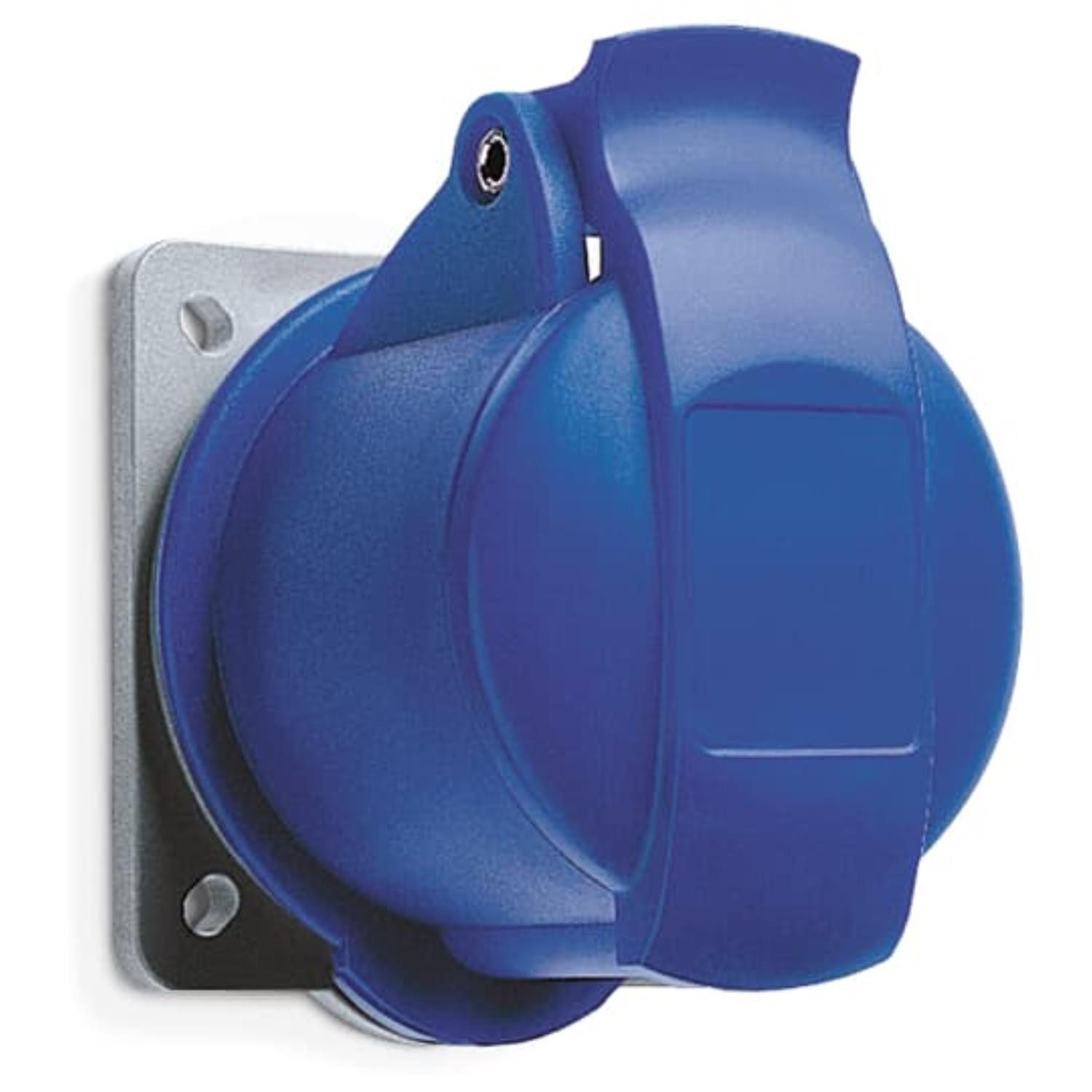 Amphenol CEE-Stecker Titel:32 Ampere CEE Einbausteckdose 4-polig (3P+PE) Buchse, Kodierung, (CEE Stromverteiler)