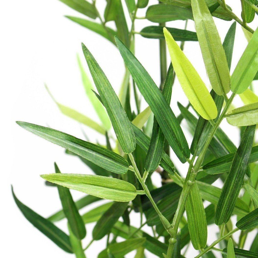 Kunstbambus im Topf, 115 cm hoch, Bambus Zierpflanze, Büropflanze