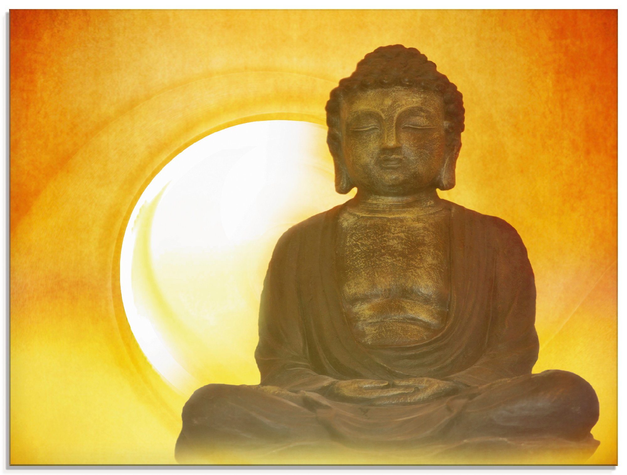 Artland Glasbild Buddha 2, Religion (1 St), in verschiedenen Größen