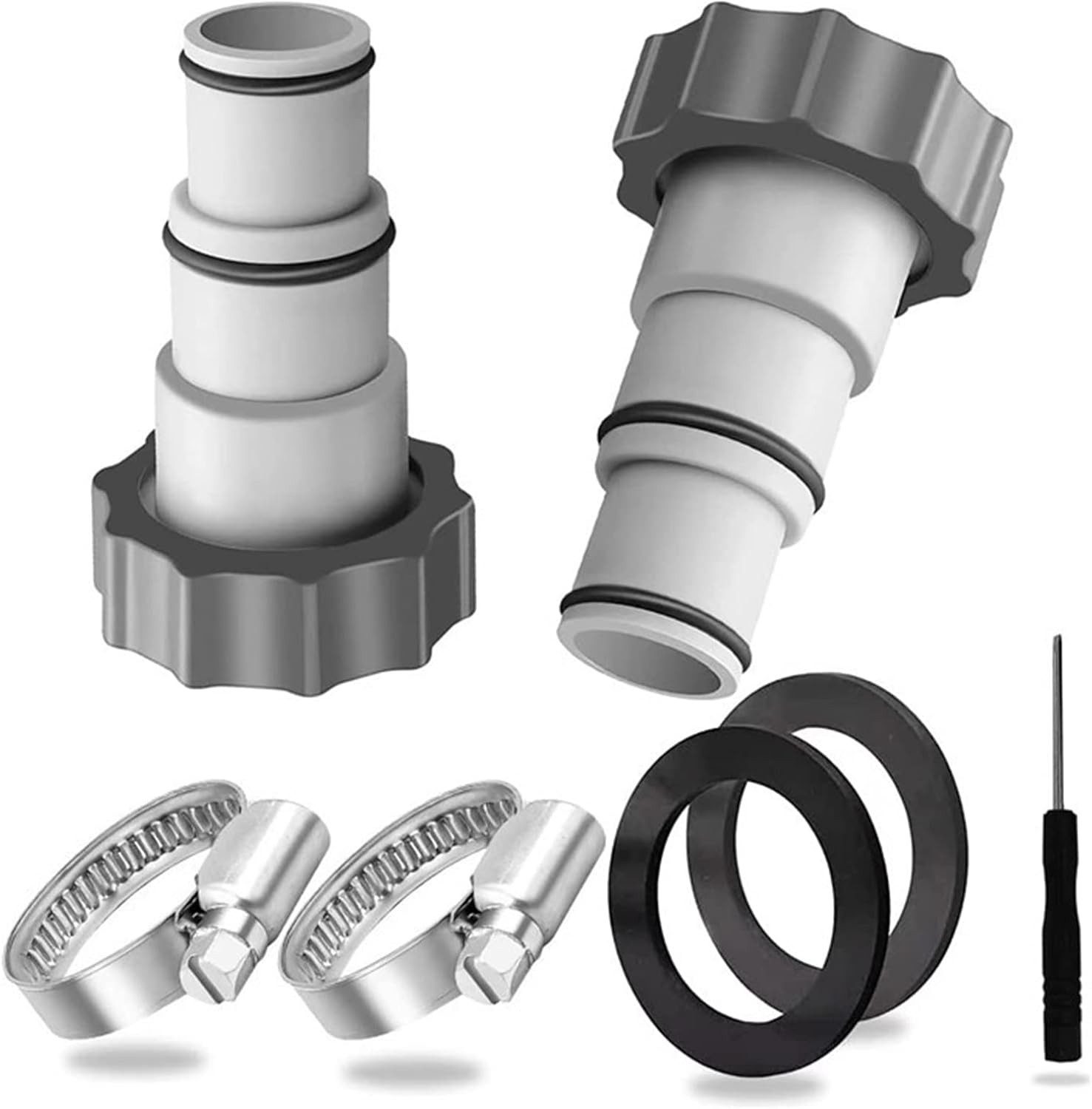 FELIXLEO Poolschlauch Poolschlauch Adapter A 32/38mm Innengewinde 2 Stück
