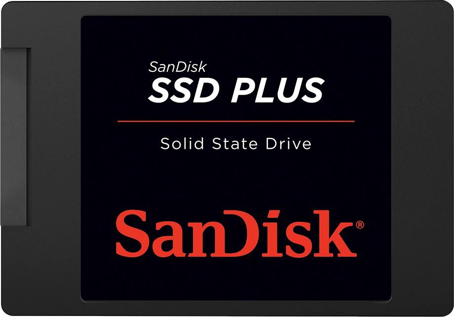 Sandisk PLUS interne SSD (1 TB) 535 MB/S Lesegeschwindigkeit, 350 MB/S  Schreibgeschwindigkeit, Erhöht die Burst-Schreibleistung und ist damit  ideal für PC-Anwendungen