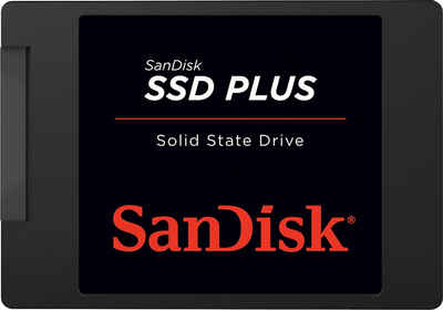 Sandisk »PLUS« interne SSD (1 TB) 535 MB/S Lesegeschwindigkeit, 350 MB/S Schreibgeschwindigkeit