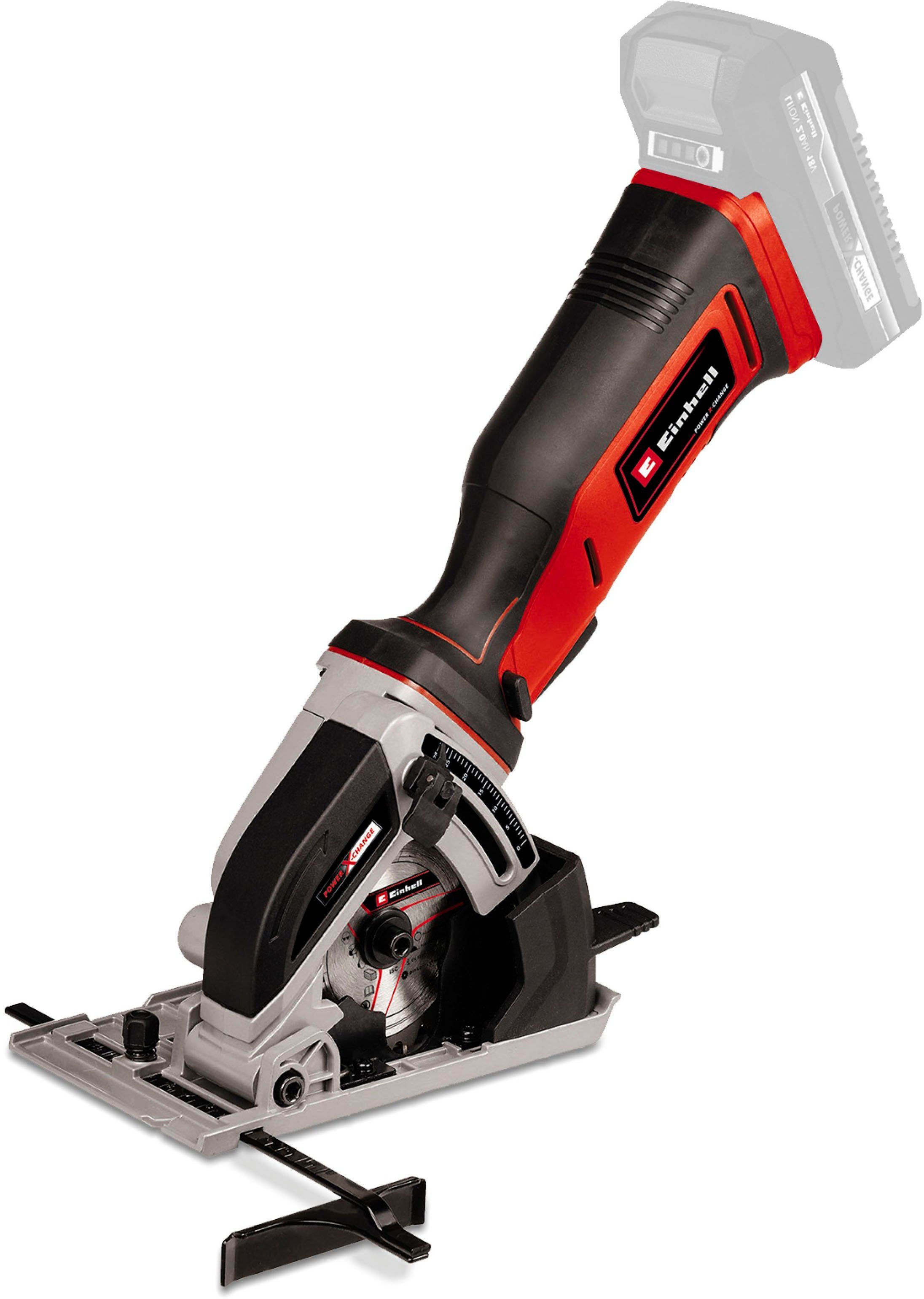 Einhell Akku-Handkreissäge TE-CS 18/89 Li - Mini, Solo, ohne und Ladegerät Akku