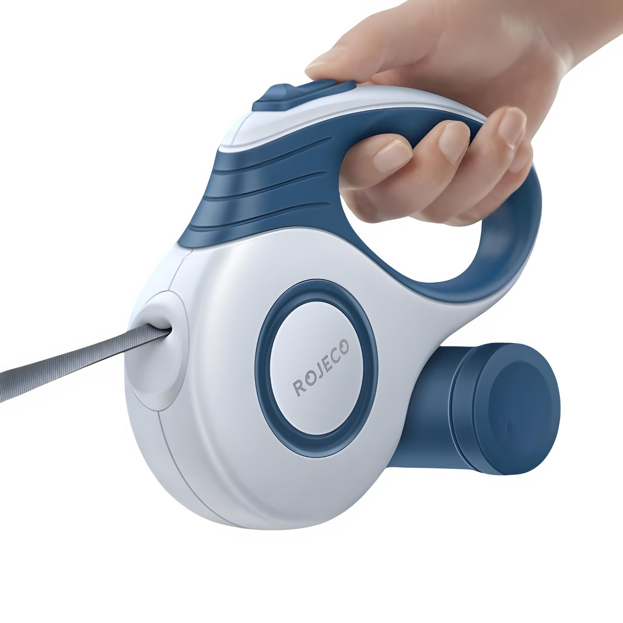 Rollleine Hundeleine, automatische Hundeleine mit Beutelfach