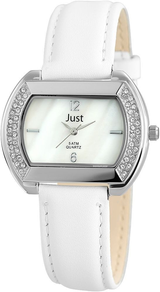 JUST WATCH Quarzuhr Nada Just JU034 Analog Damenuhr mit Echtlederband - UVP 39,95 €
