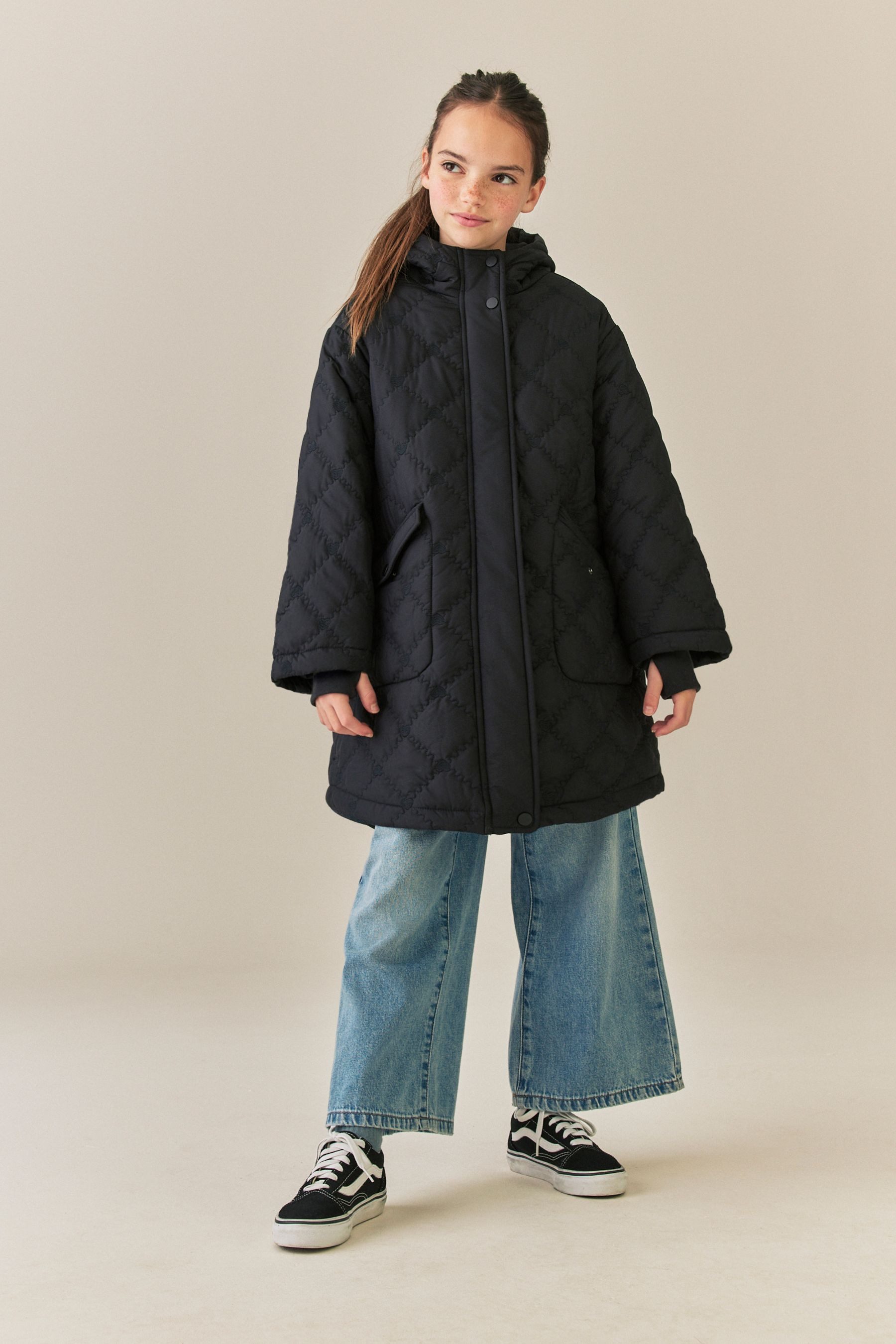 Next Steppjacke Wasserabweisende Steppjacke (1-St)