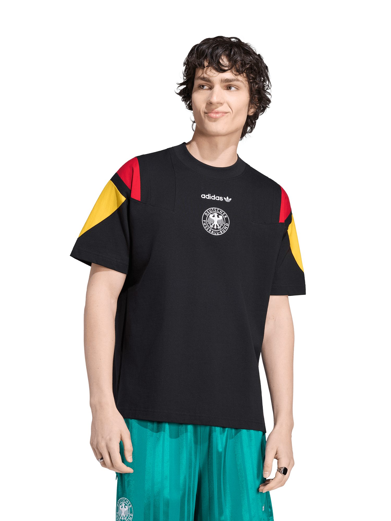 adidas Performance T-Shirt FC Bayern München, T-Shirt DFB EQT, Herren, Schwarz