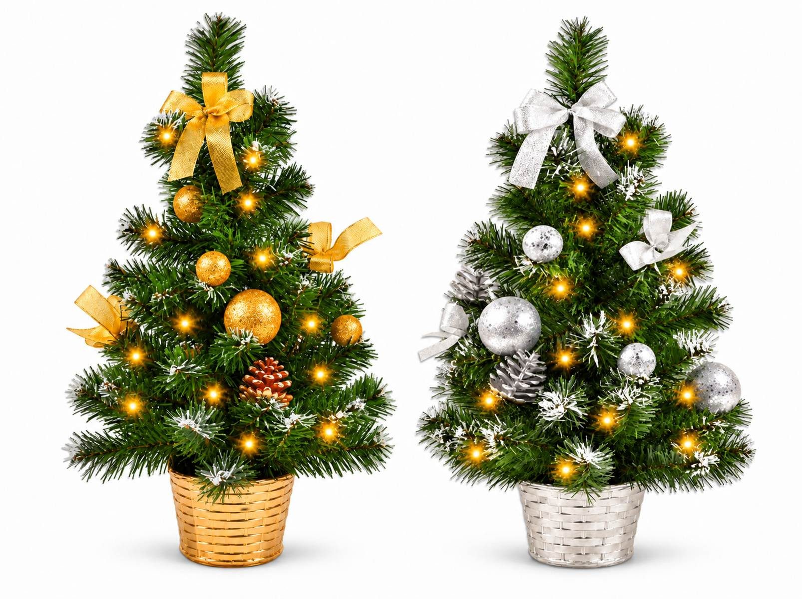 RIFFELMACHER & WEINBERGER Weihnachtsbaumkugel Geschmückter Weihnachtsbaum mit 20er LED Lichterke – Bild 5 von 5